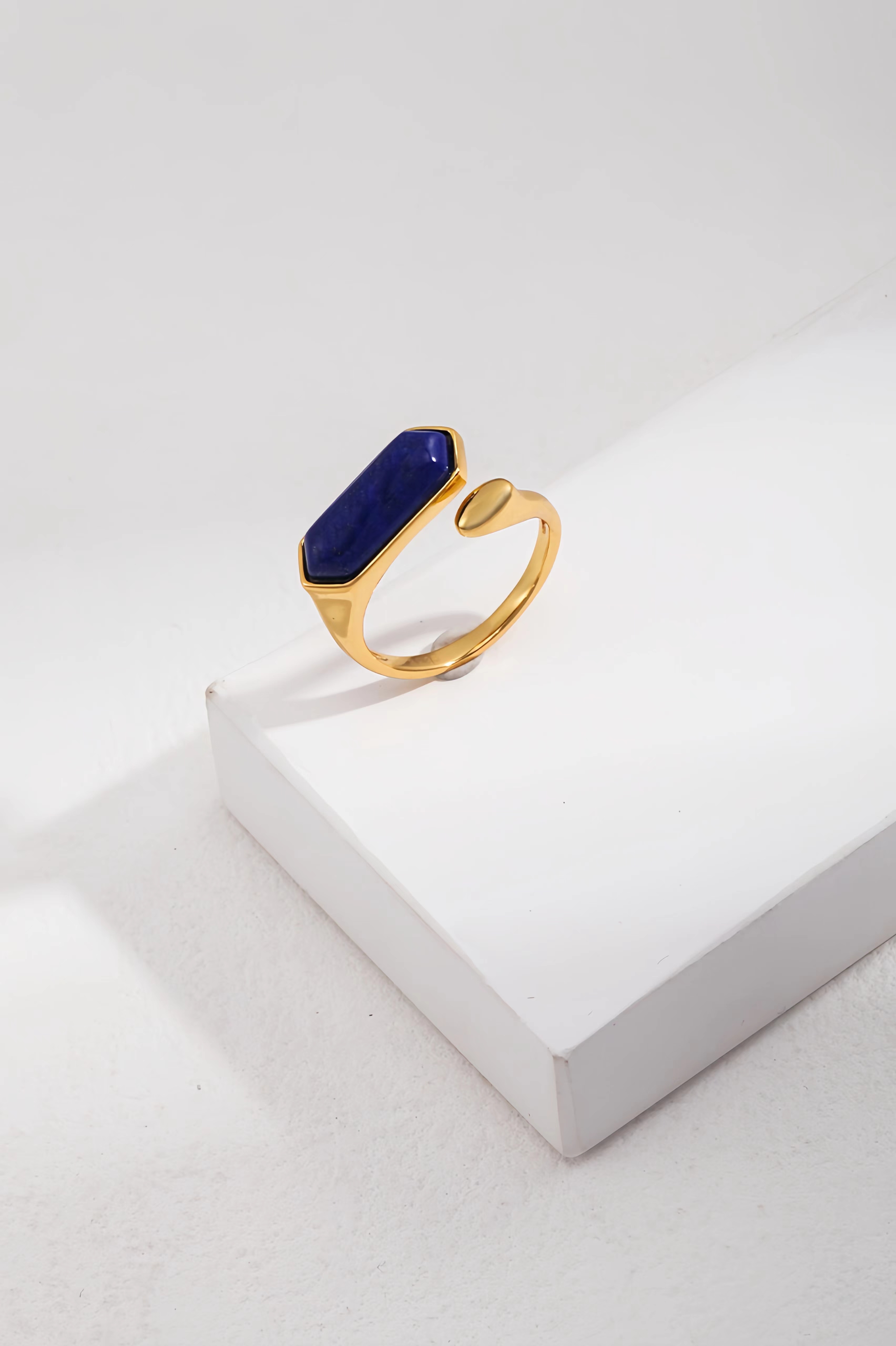 African Opal, 5A Zircon, Rainbow Nano Ring