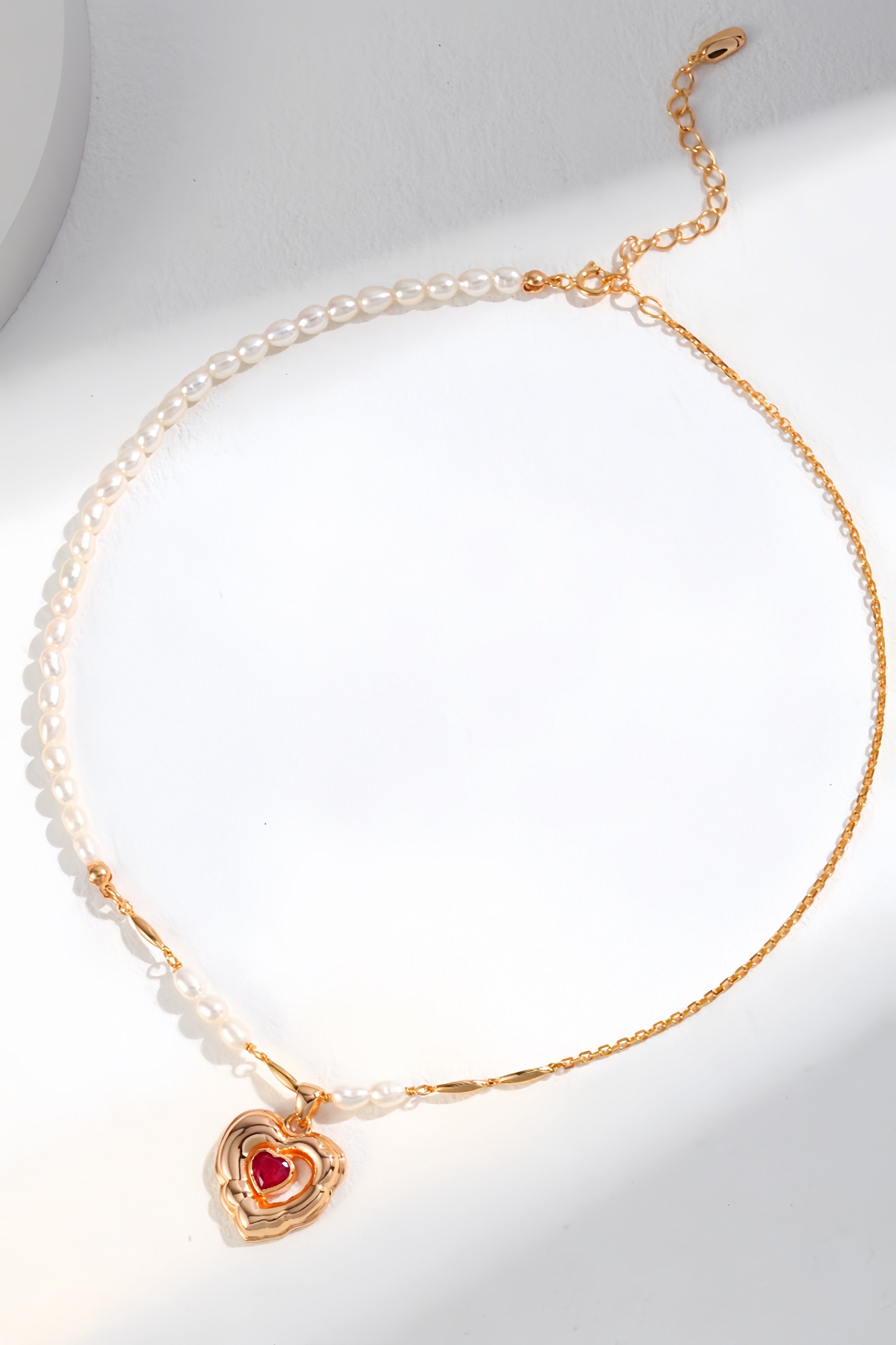  18K Natural Watercress Agate Necklace