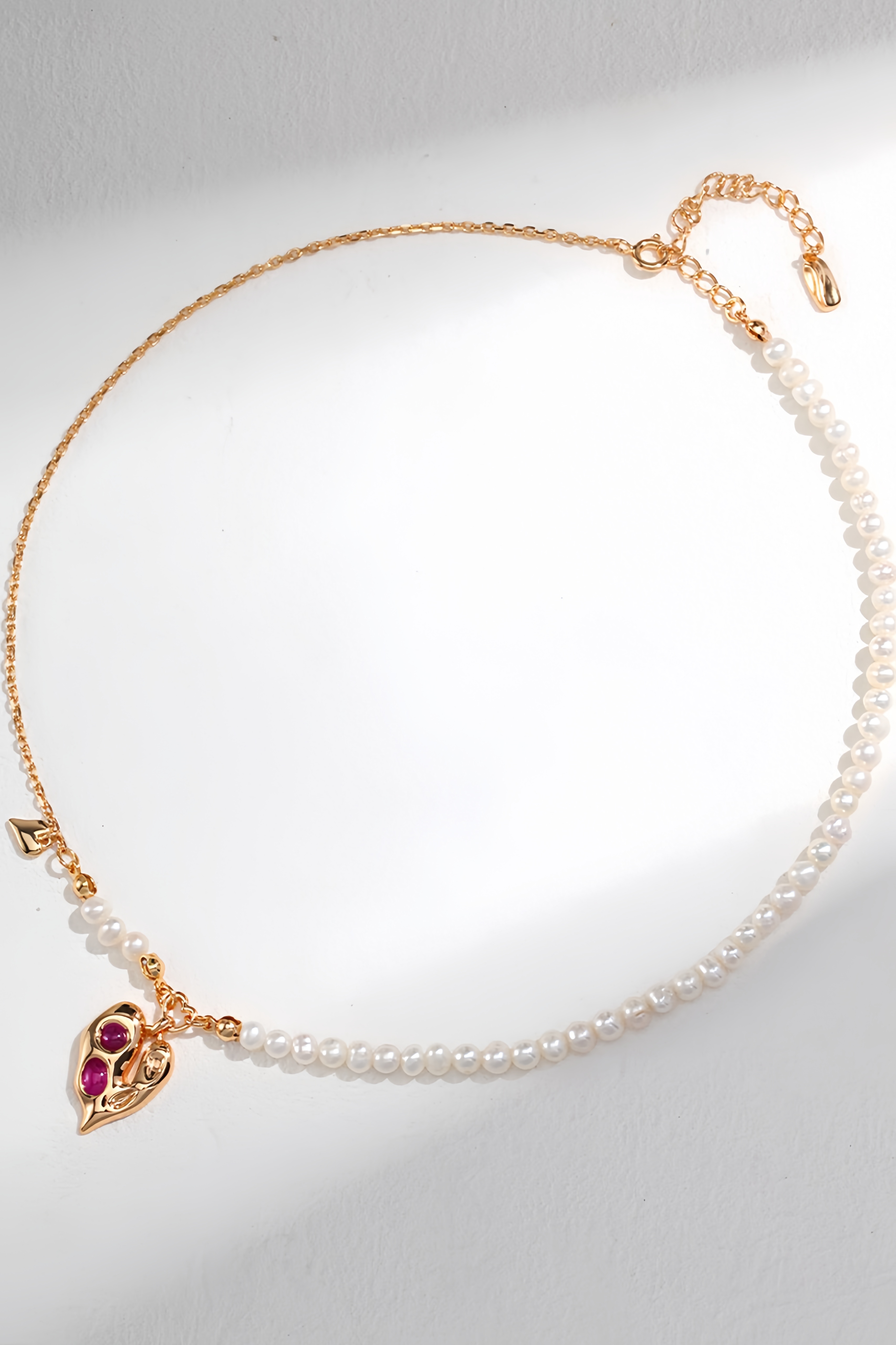  18K S925 sterling silver fashion personality sweet earrings necklace