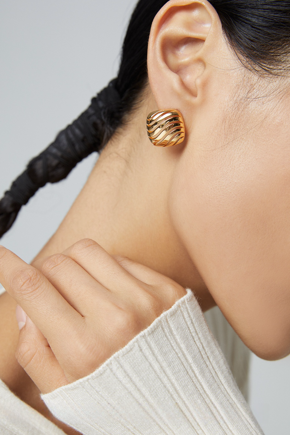 18K S95 Sterling Silver Fashion Personalized Premium Earrings Necklace Collection