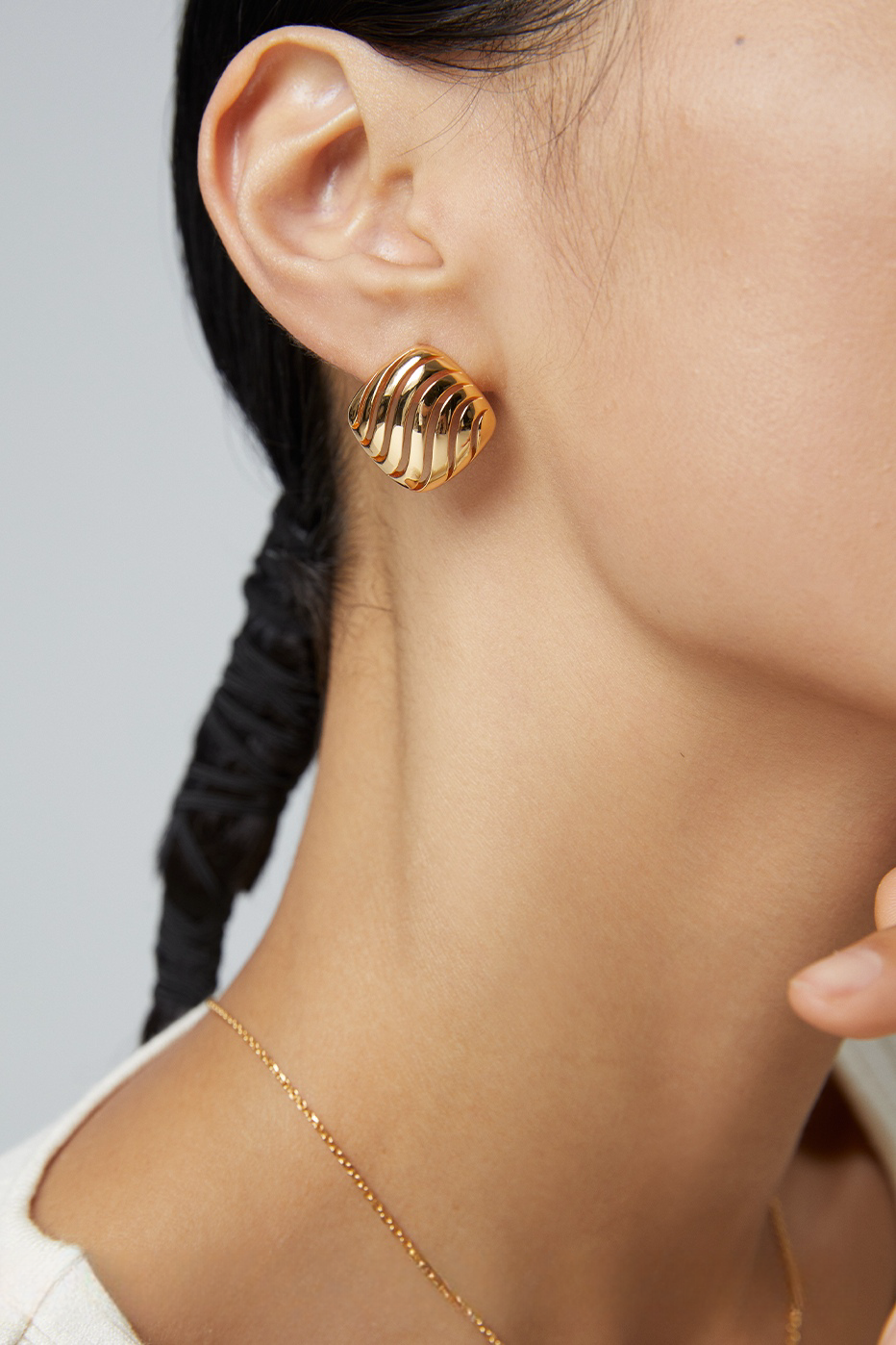 18K S95 Sterling Silver Fashion Personalized Premium Earrings Necklace Collection