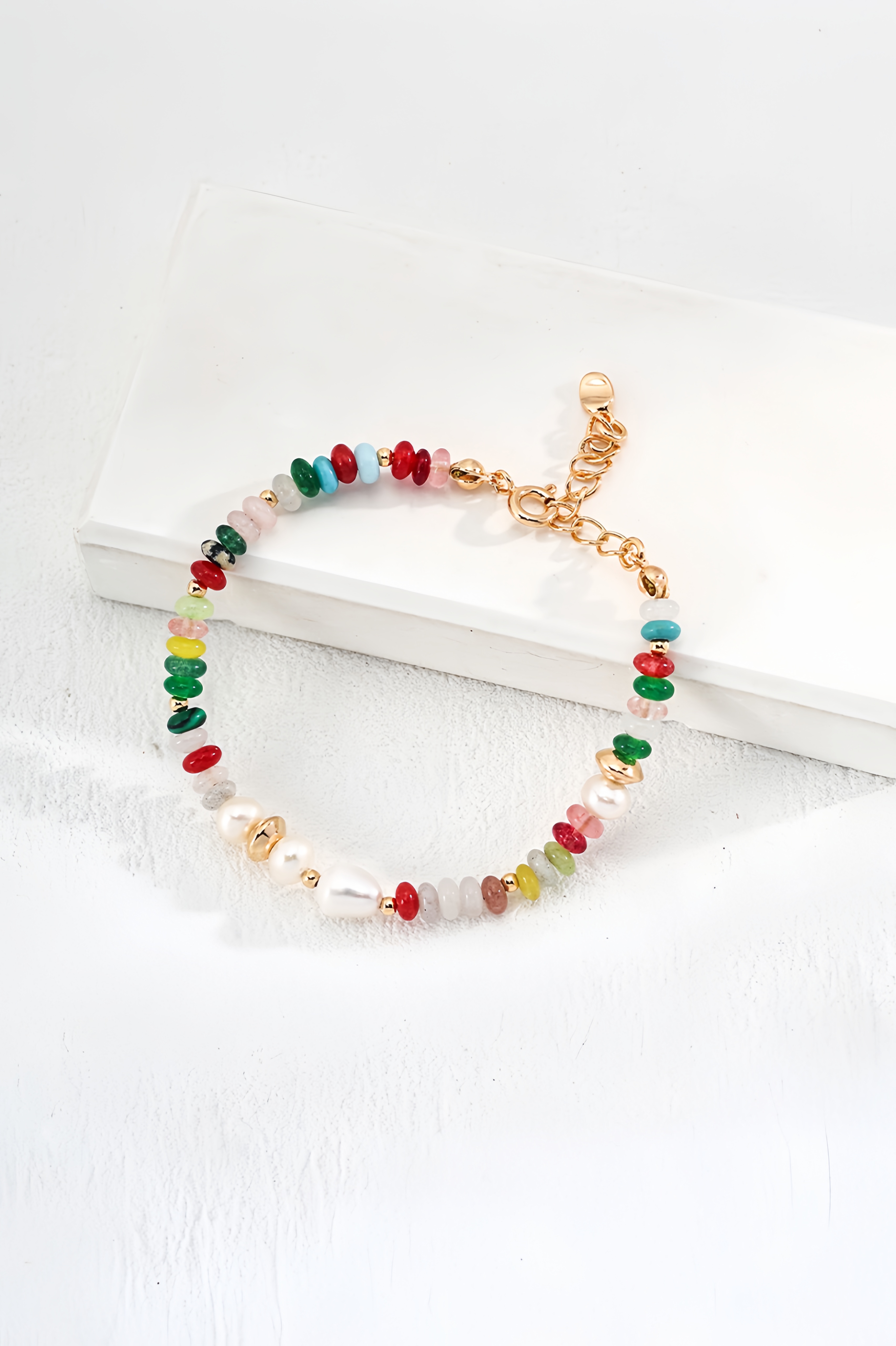 18K S925 Sterling Silver Fashion Personalized Color Stone Bracelet Necklace Earrings