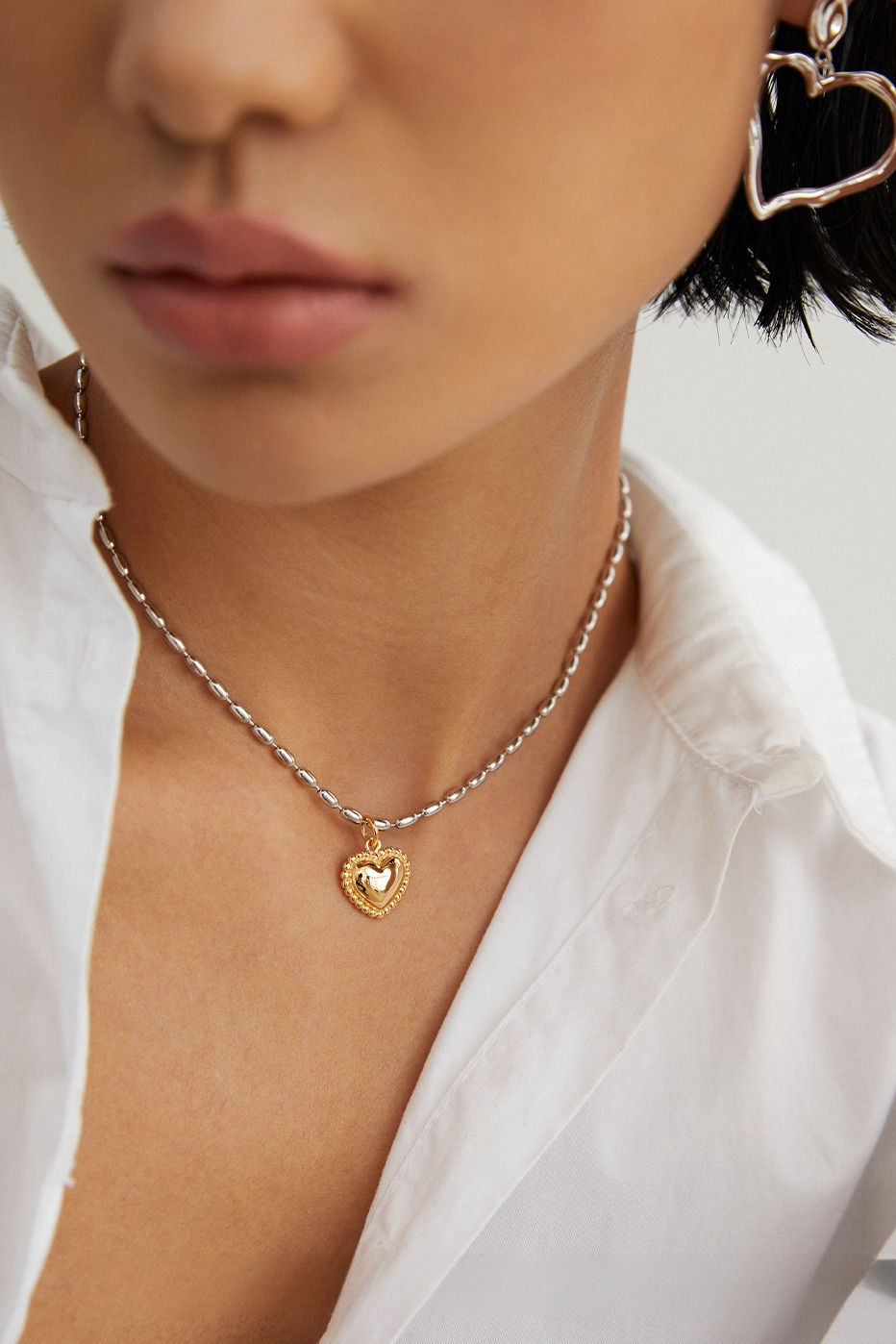 18K S925 Sterling Silver Fashion Vintage Noble INS Wind Necklace