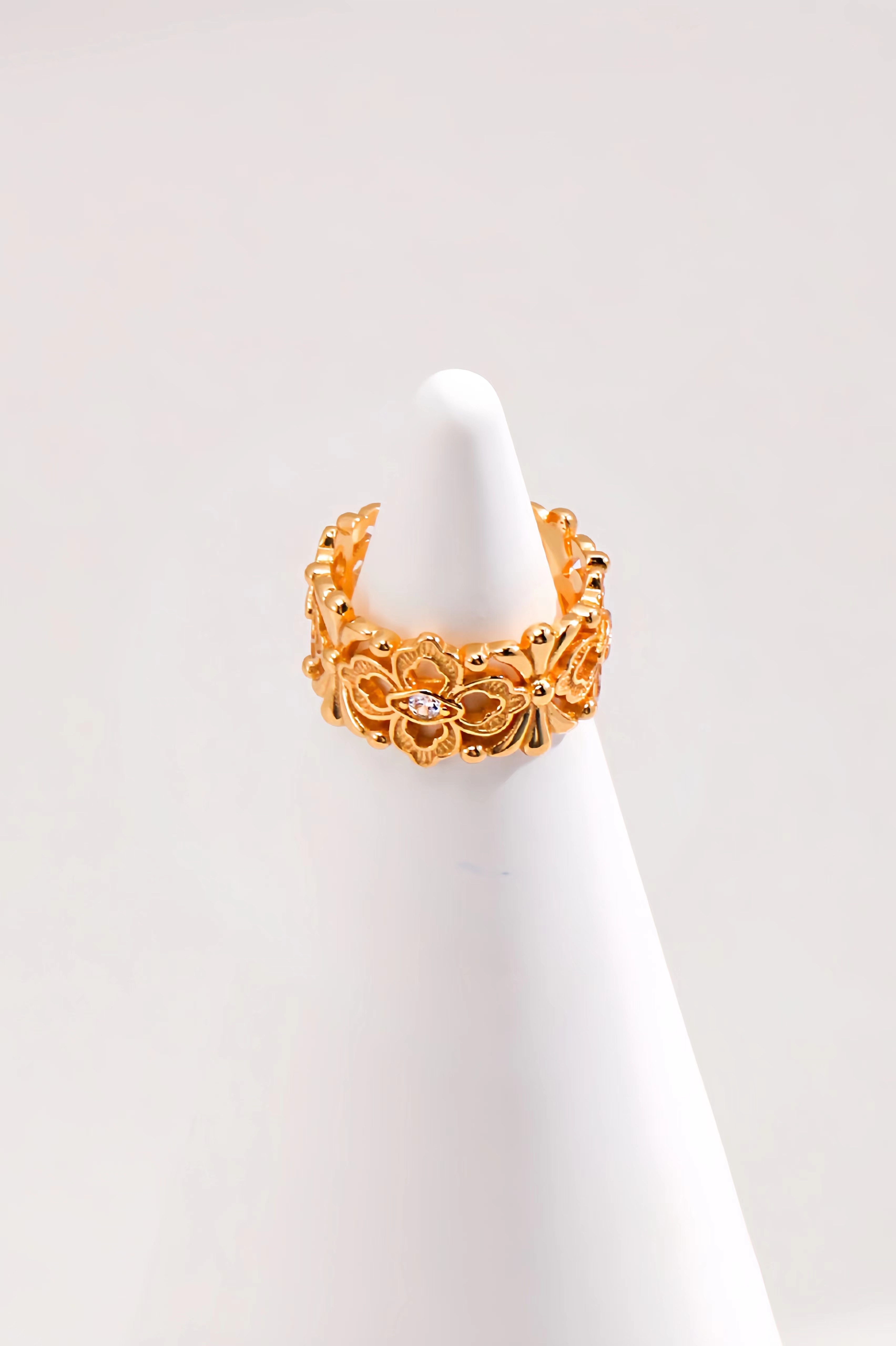 18K S925 Sterling Silver Fashion Exquisite Premium Ring