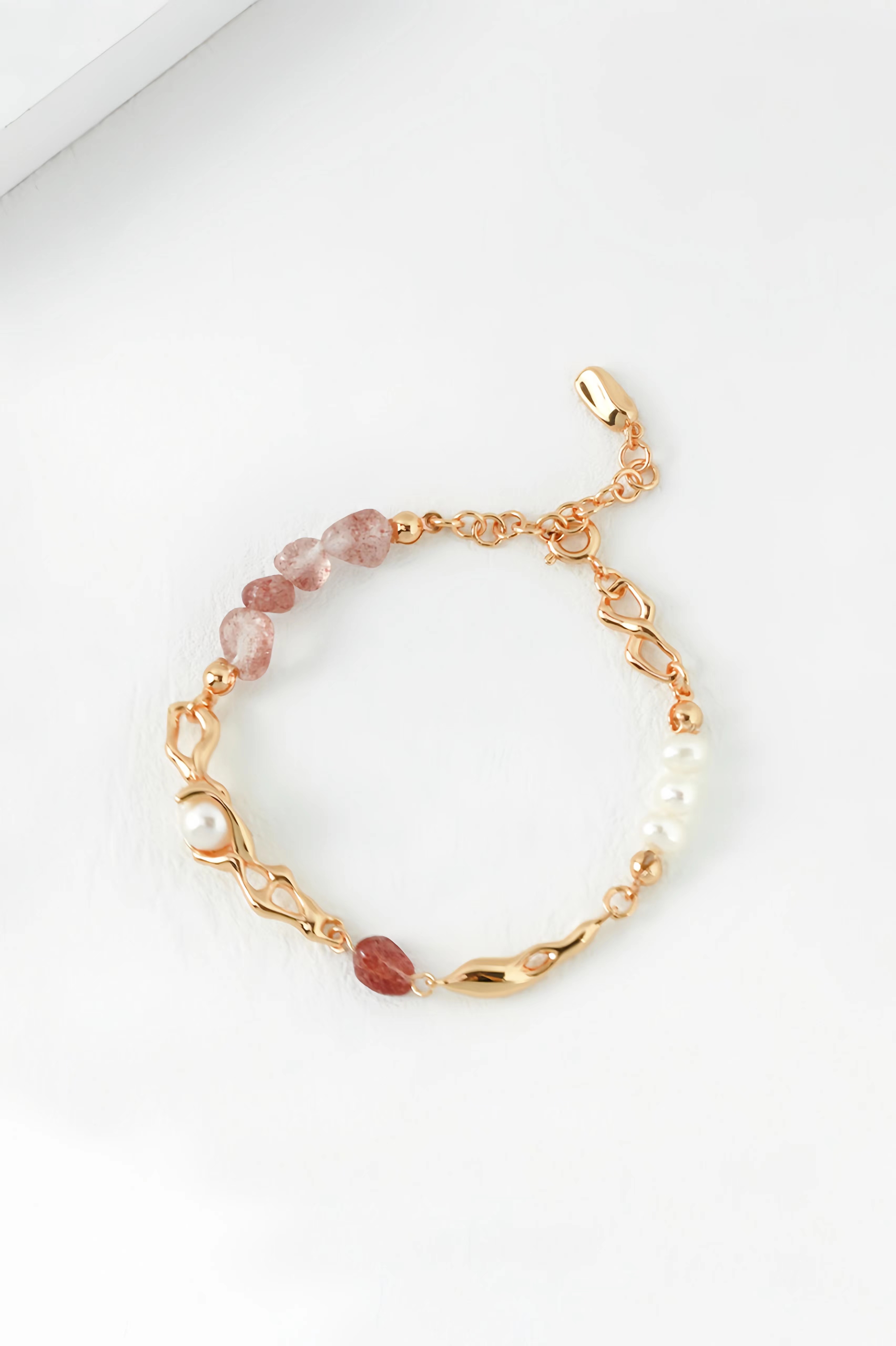 18K S95 sterling silver fashion temperament sweet senior sense of bracelet