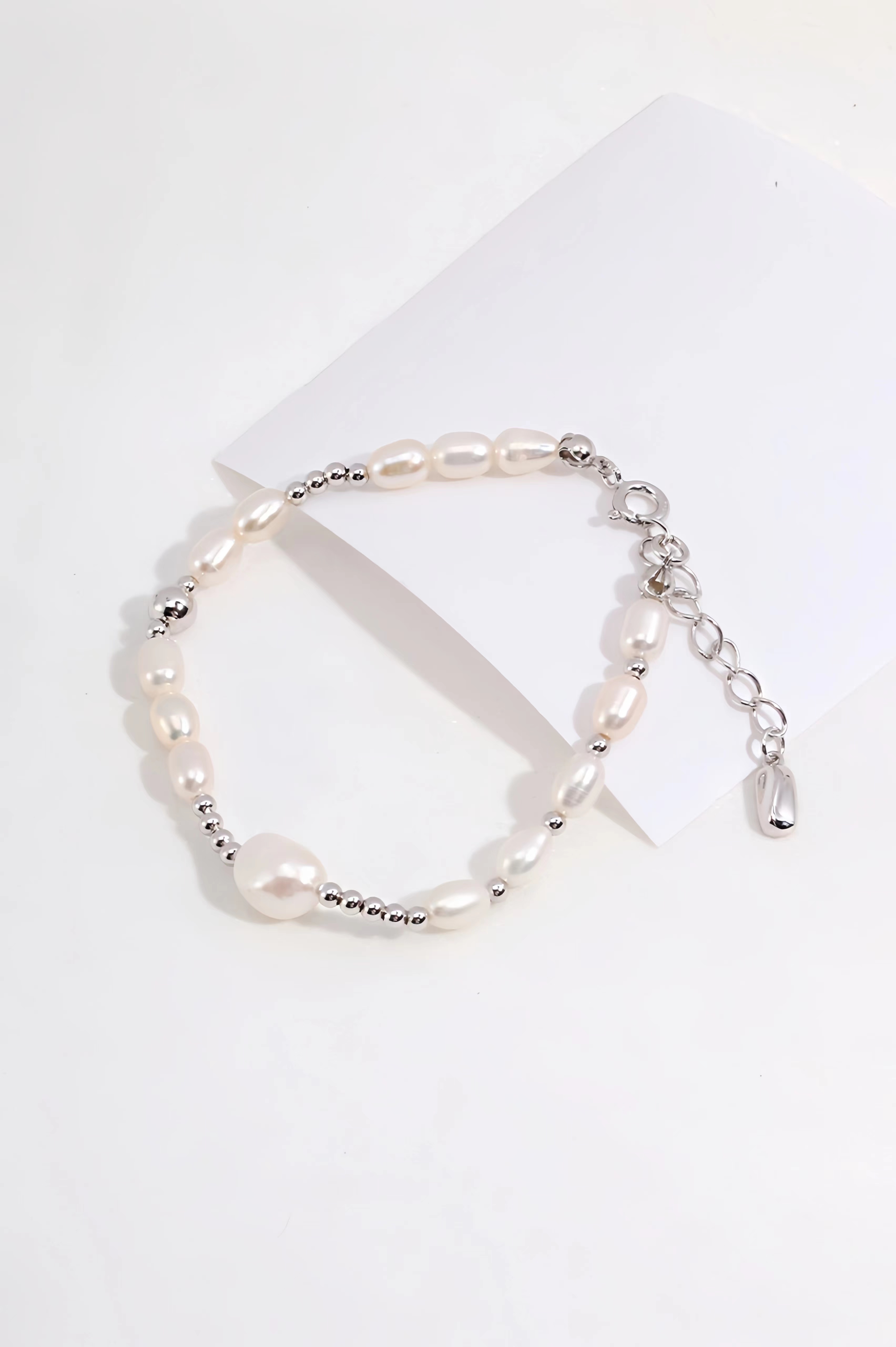 18K S95 sterling silver fashion personality simple and versatile bracelet