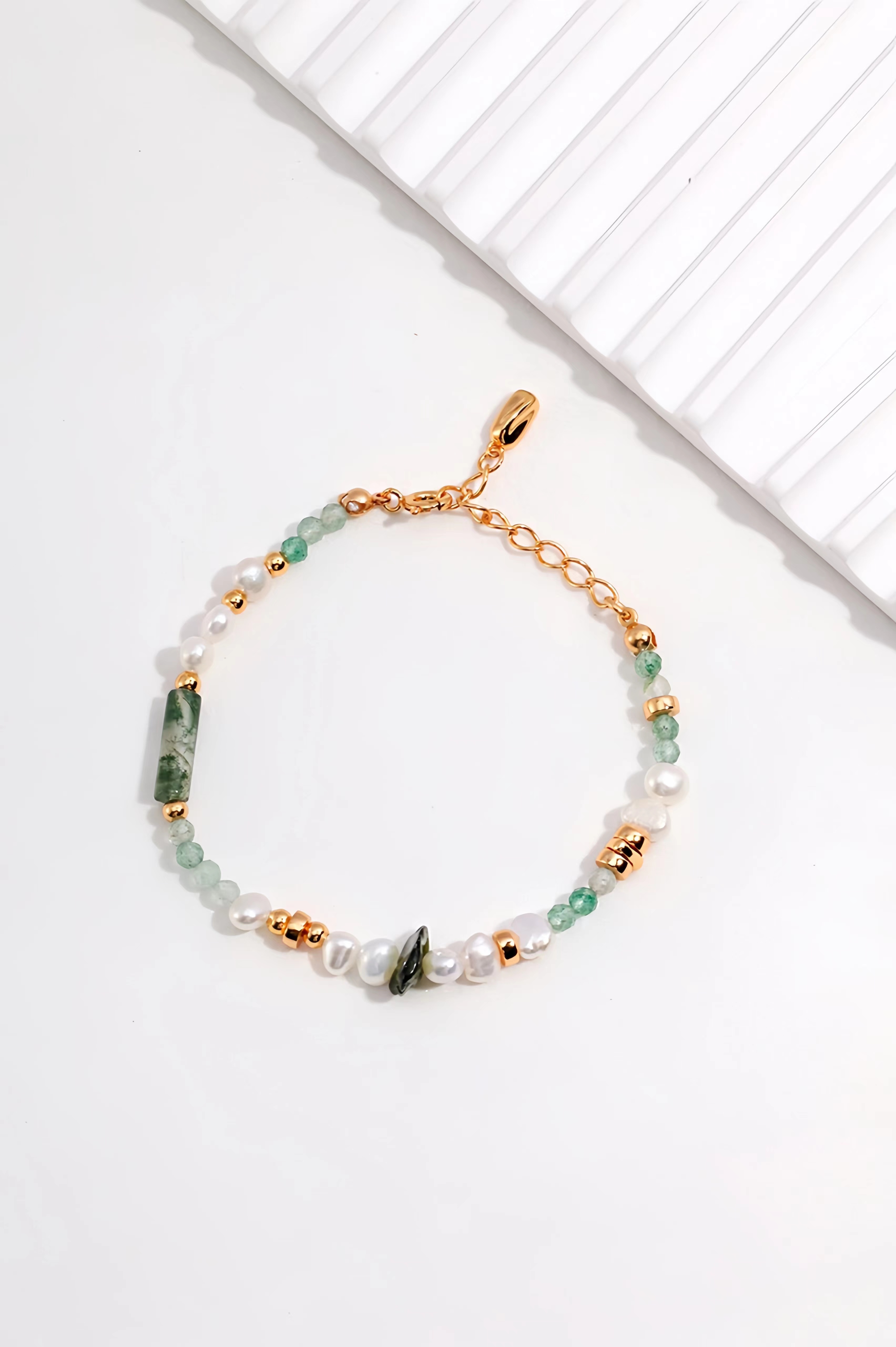 Rose Gold Natural Moonstone Ring