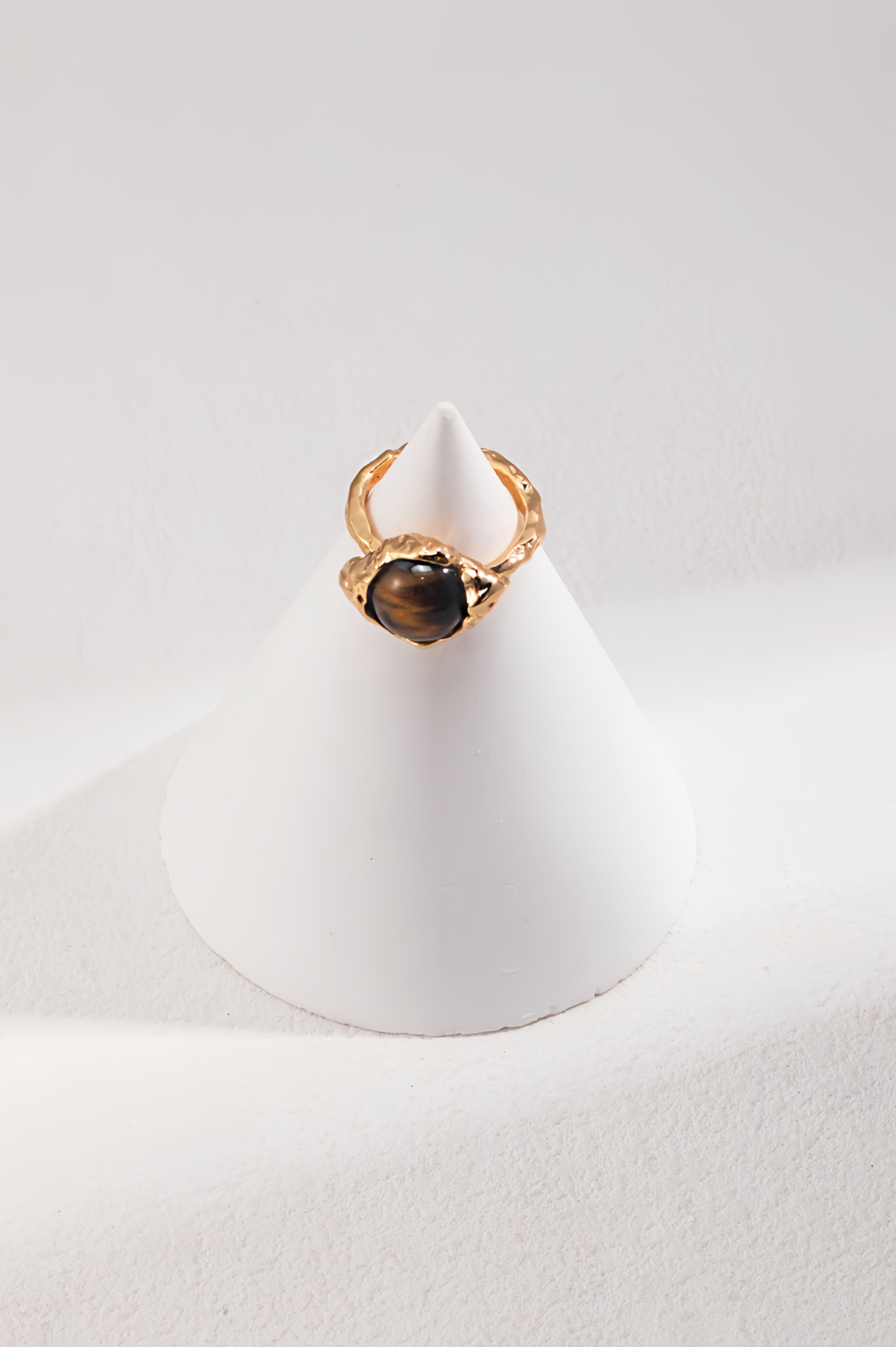 18K S925 Sterling Silver Fashion Unique Personalized Tiger Eye Stone Series