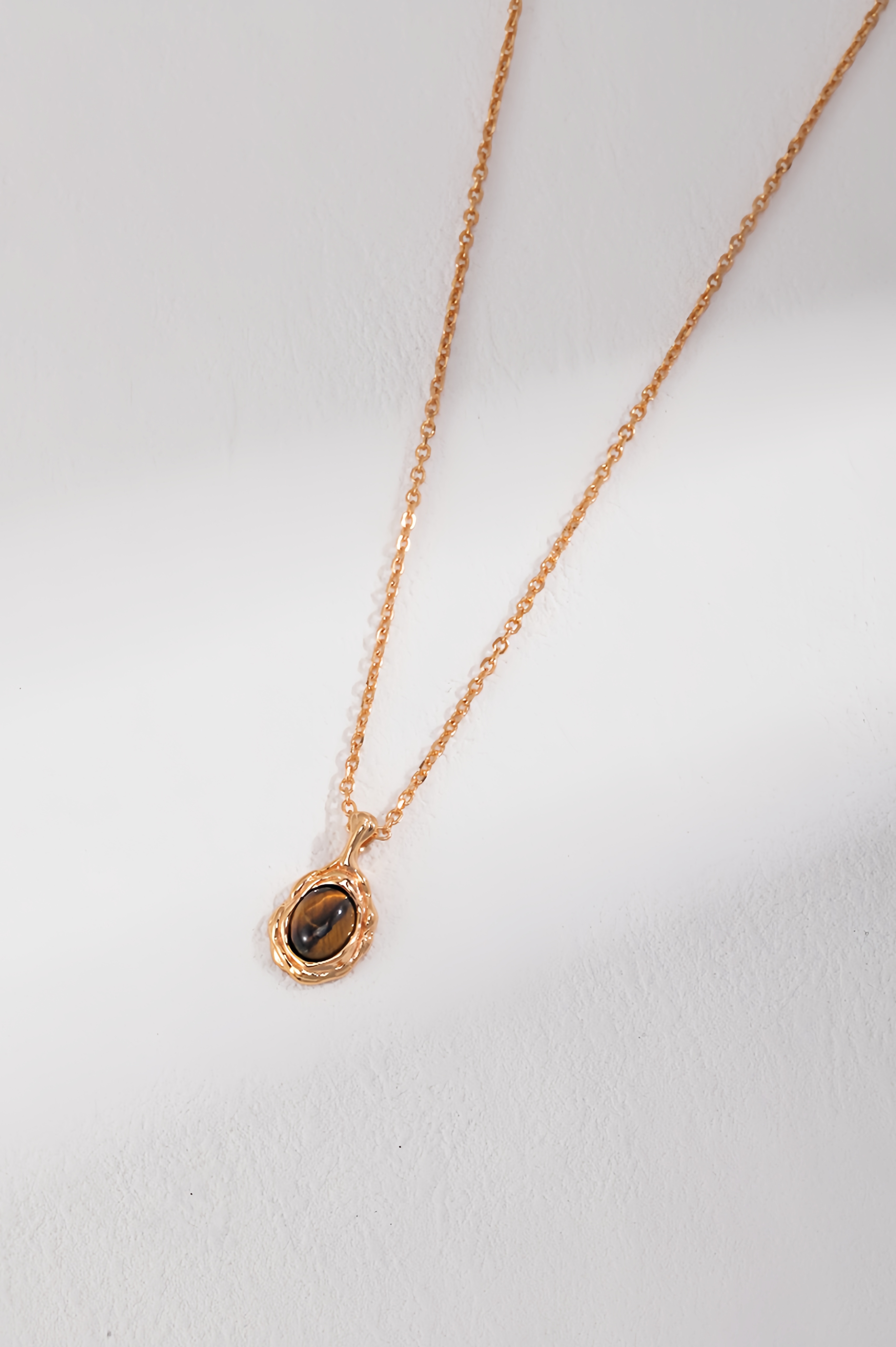 18K S925 Sterling Silver Fashion Unique Personalized Tiger Eye Stone Series