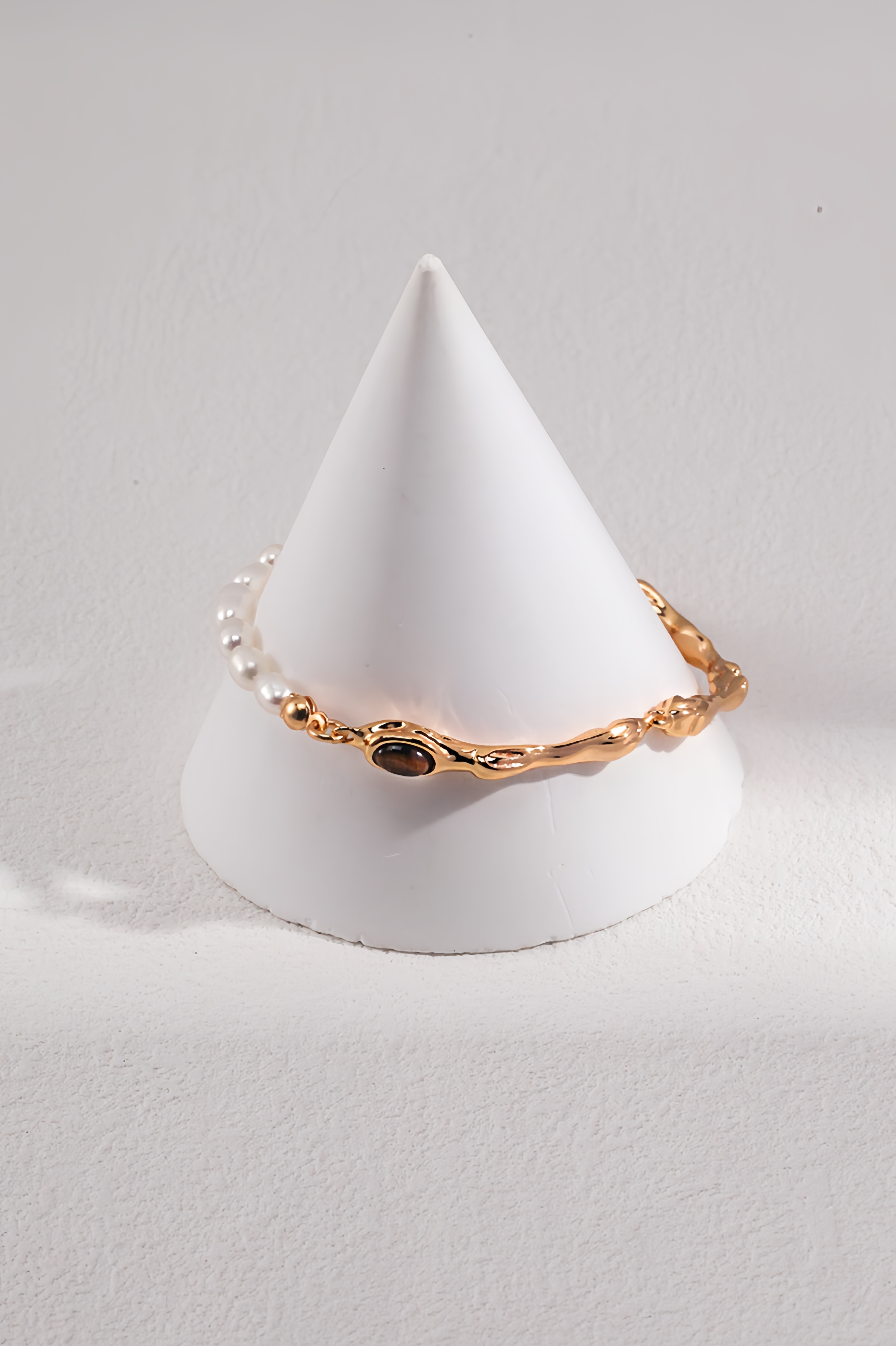 18K S925 Sterling Silver Fashion Unique Personalized Tiger Eye Stone Series