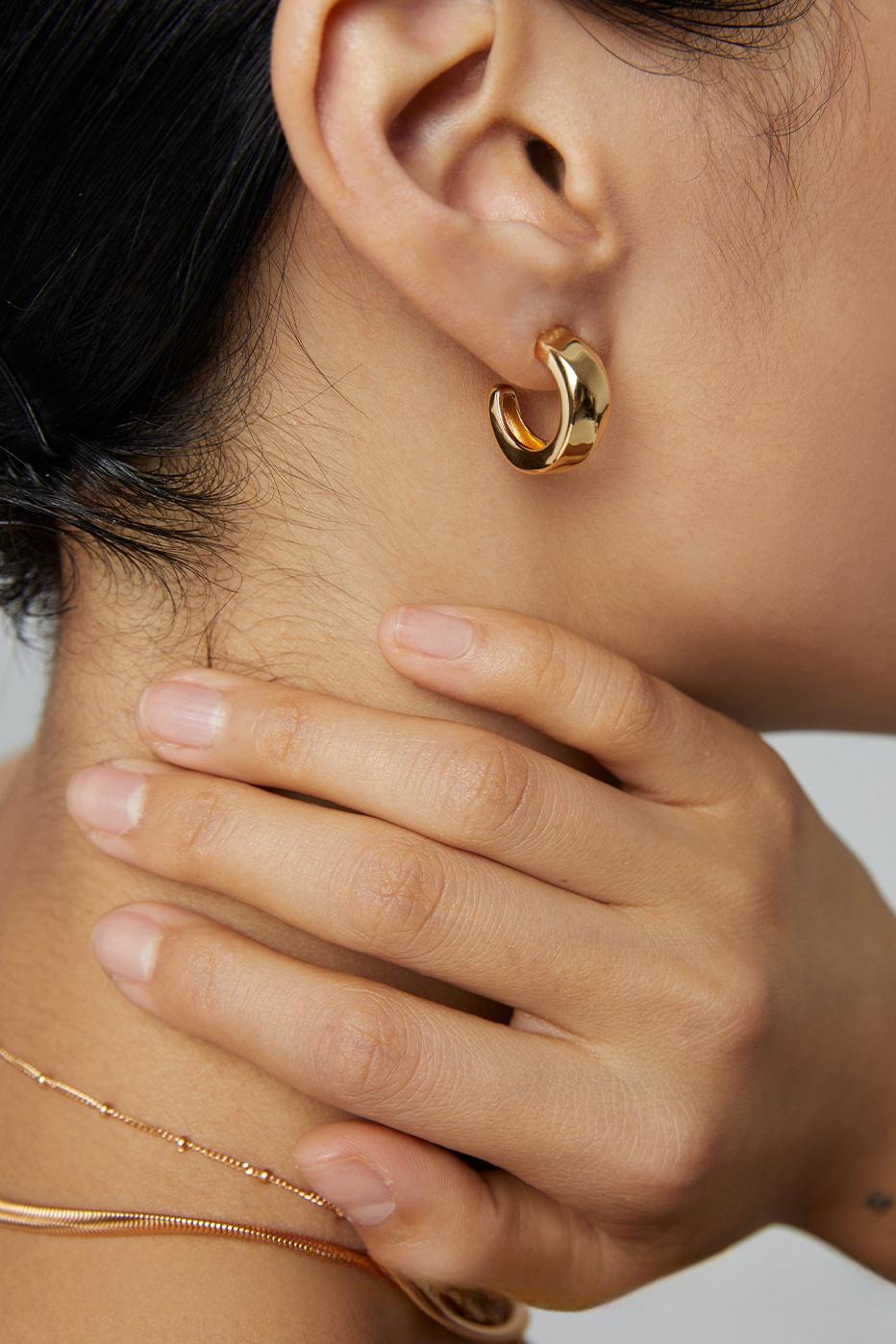 18K S925 sterling silver fashion personality atmosphere elegant senior series