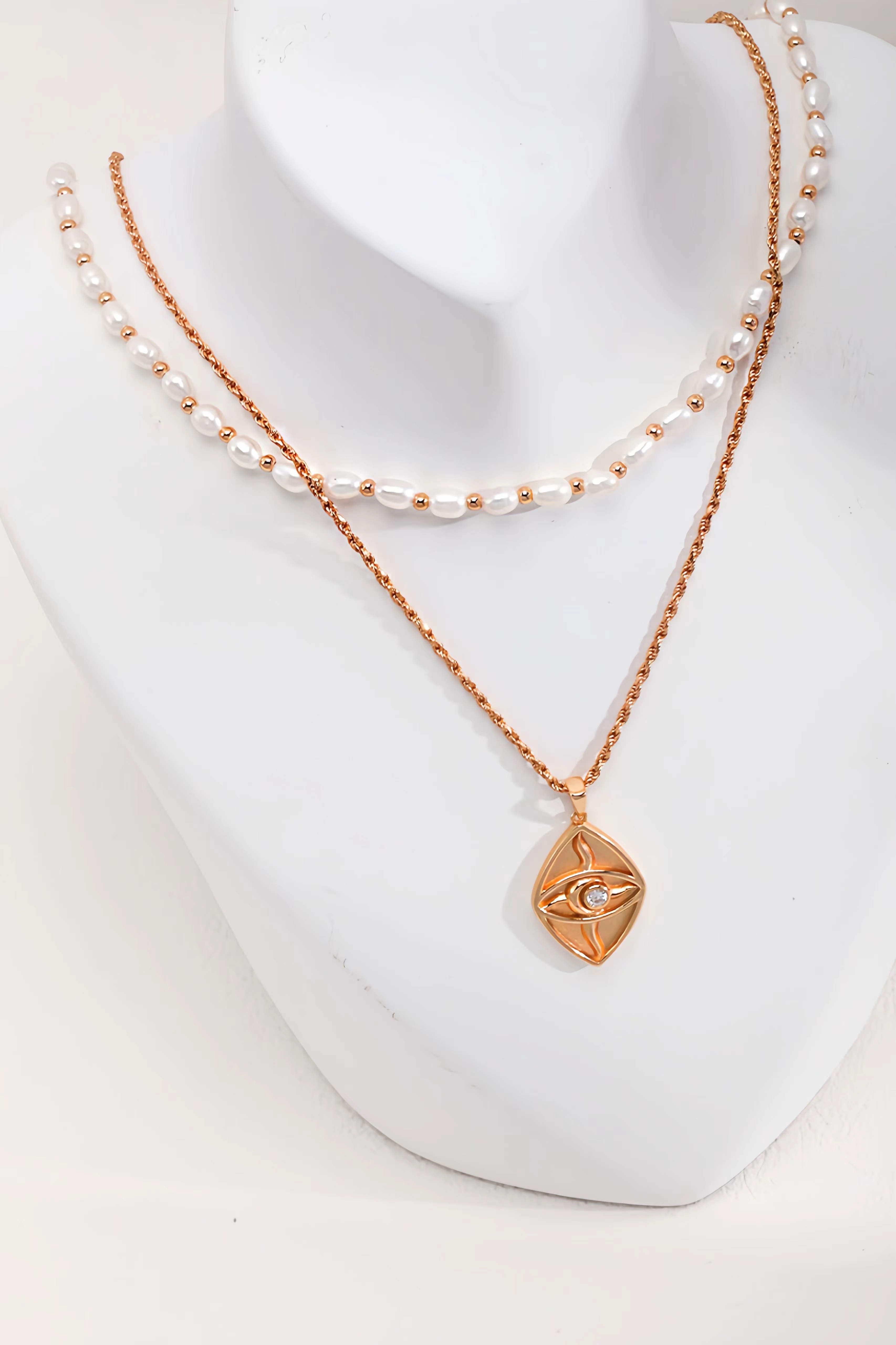 18K S925 sterling silver fashion personality elegant temperament necklace