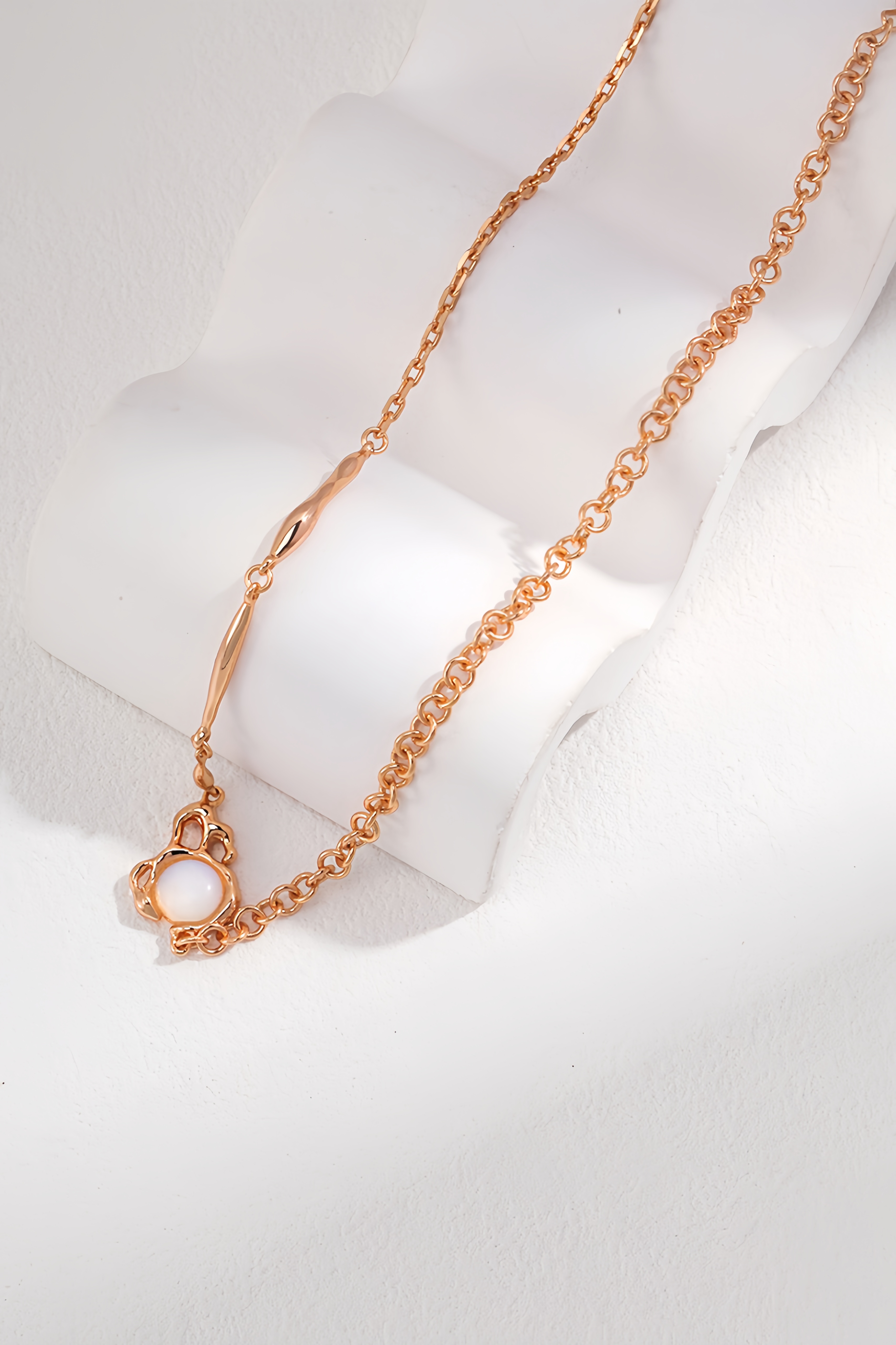 18K S925 sterling silver fashion exquisite senior sense of hundred necklace