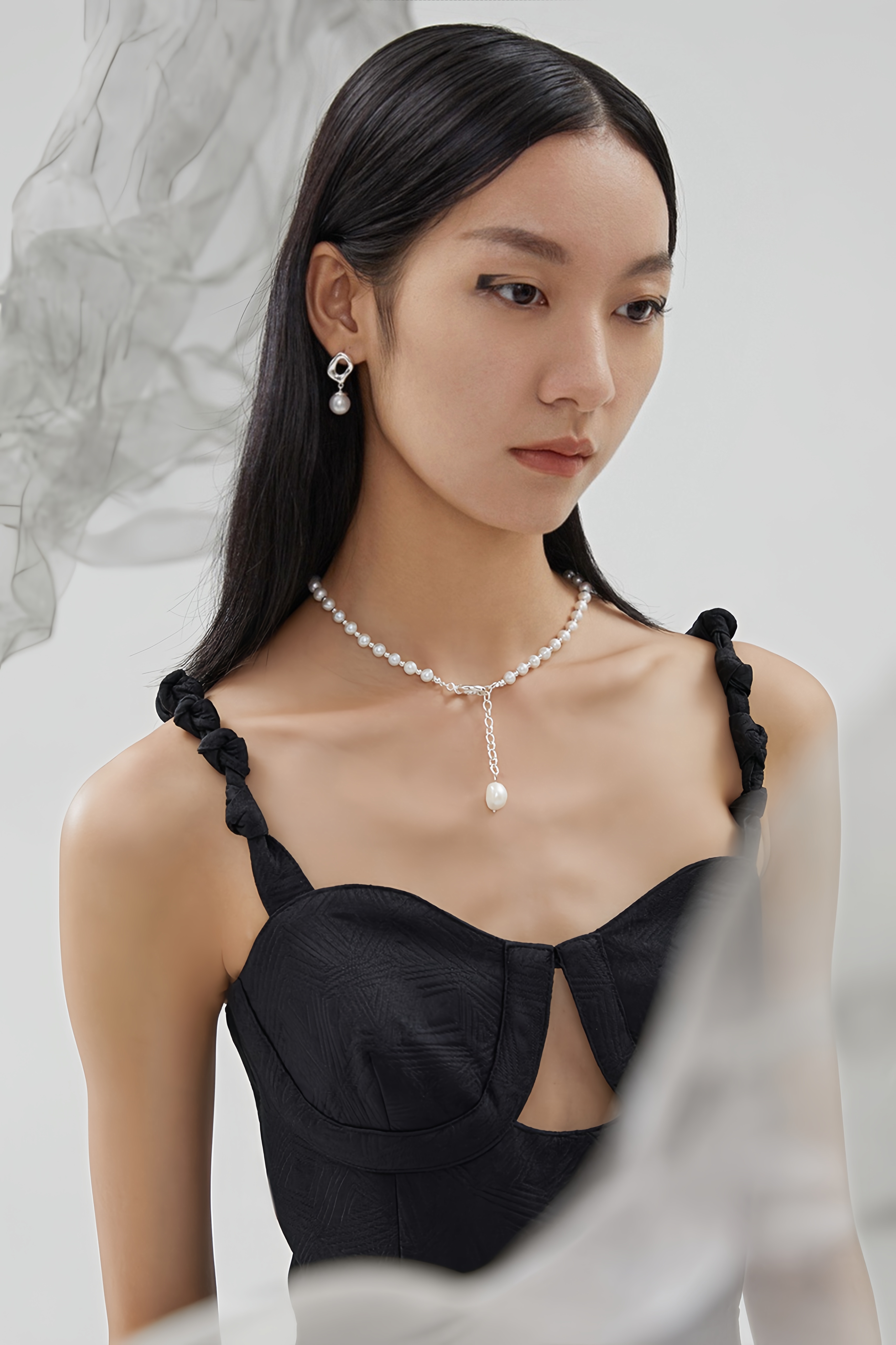 18K S925 Sterling Silver Fashion Cool Style Pearl Reinvention Collection