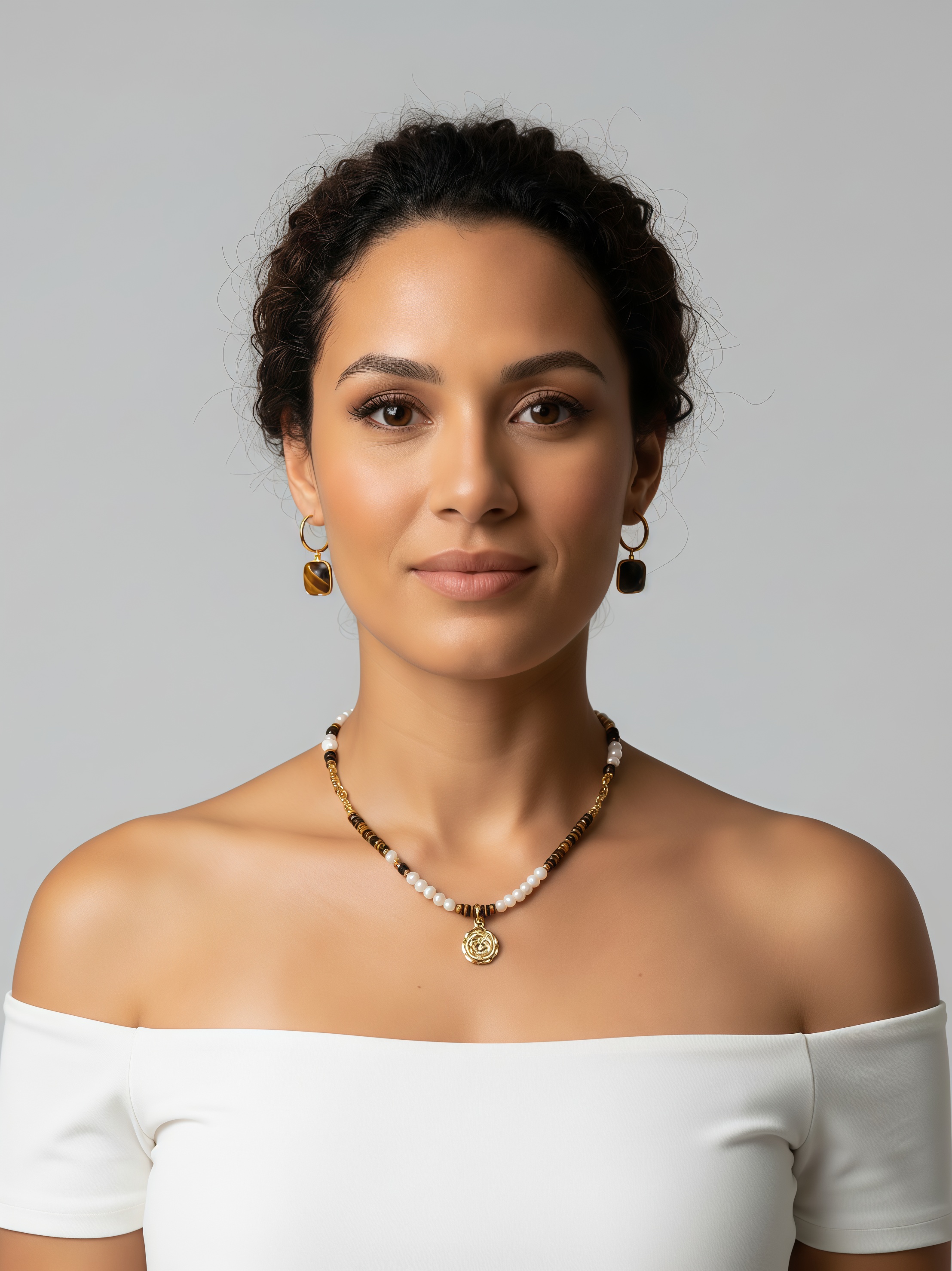 18k s925 sterling silver retro personalized fashion earrings necklace bracelet