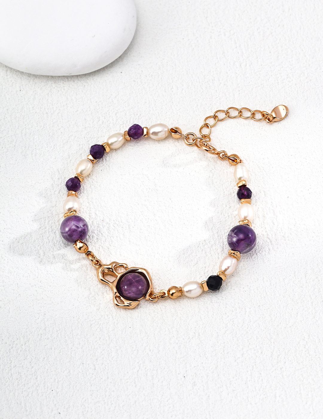 18K 925 Sterling Silver Mysterious, Elegant, and Fashionable Crystal Bracelet  Earrings