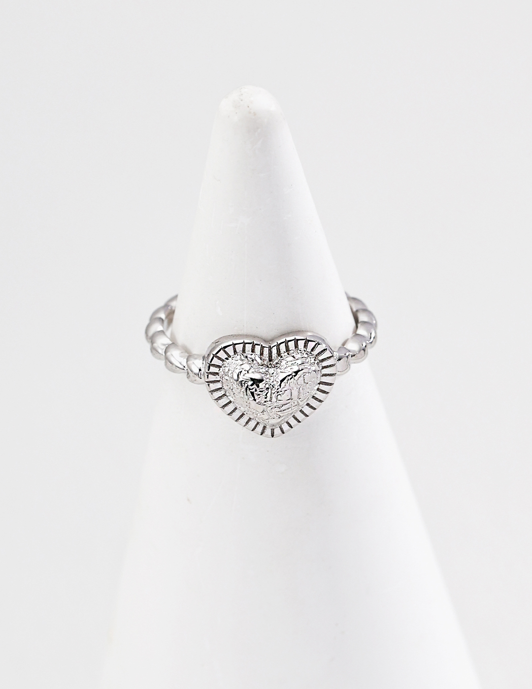 18K S925 Sterling Silver Vintage Style Ring