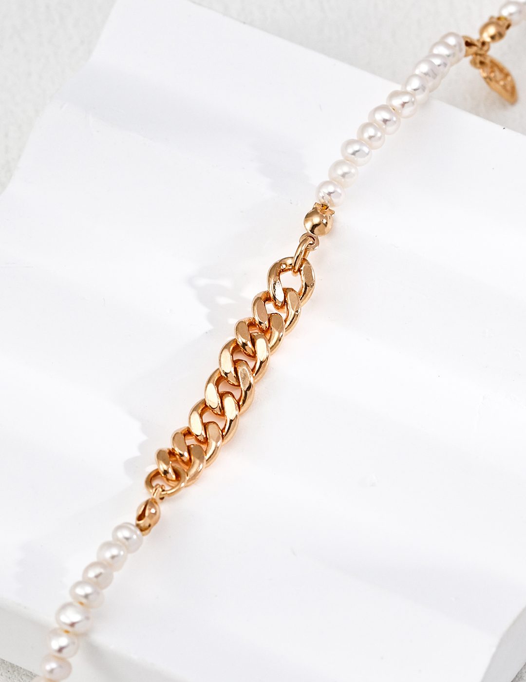 18K S925 Silver Stylish Natural Pearl Necklace