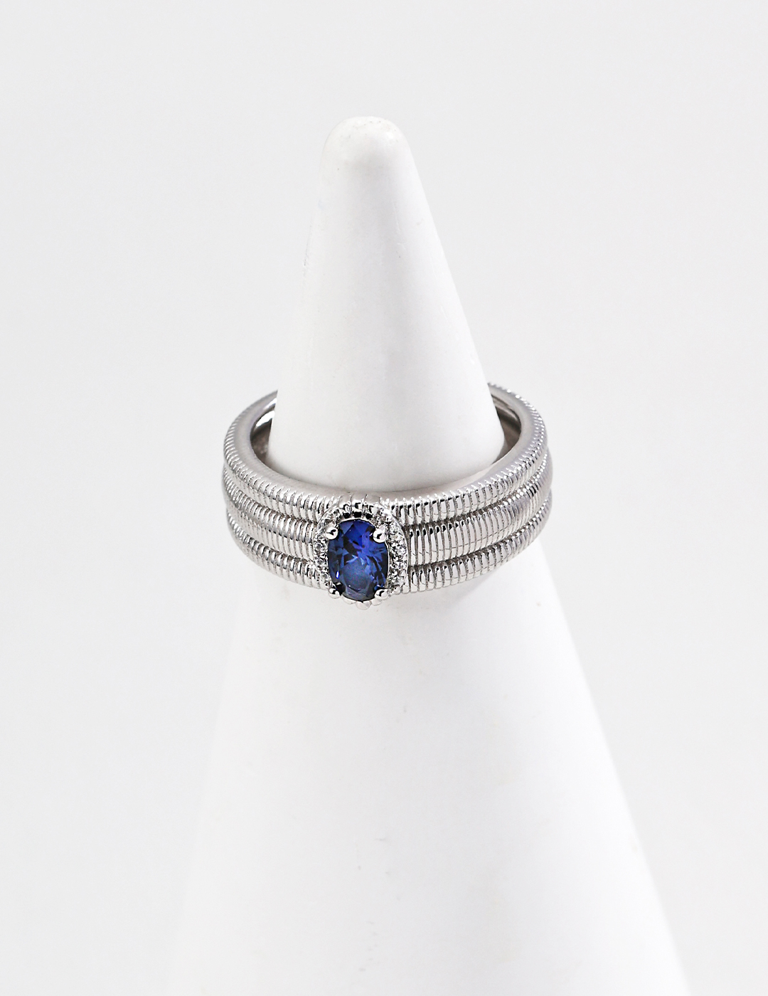 18K S925 sterling silver retro high-end ring