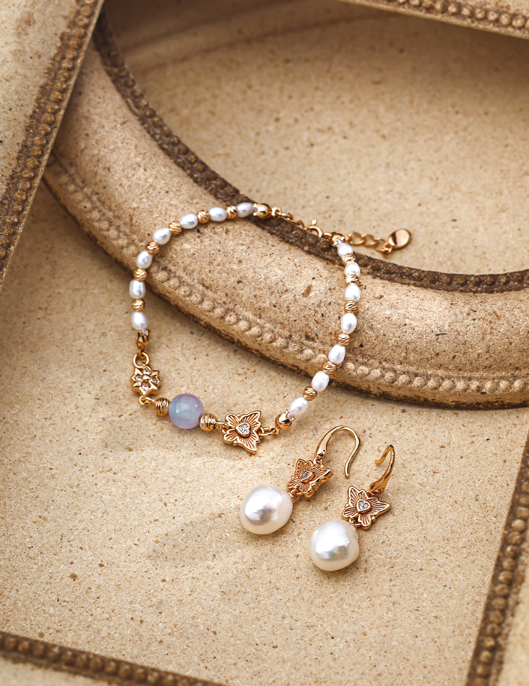 18K S925 sterling silver cute elegant fashion bracelet