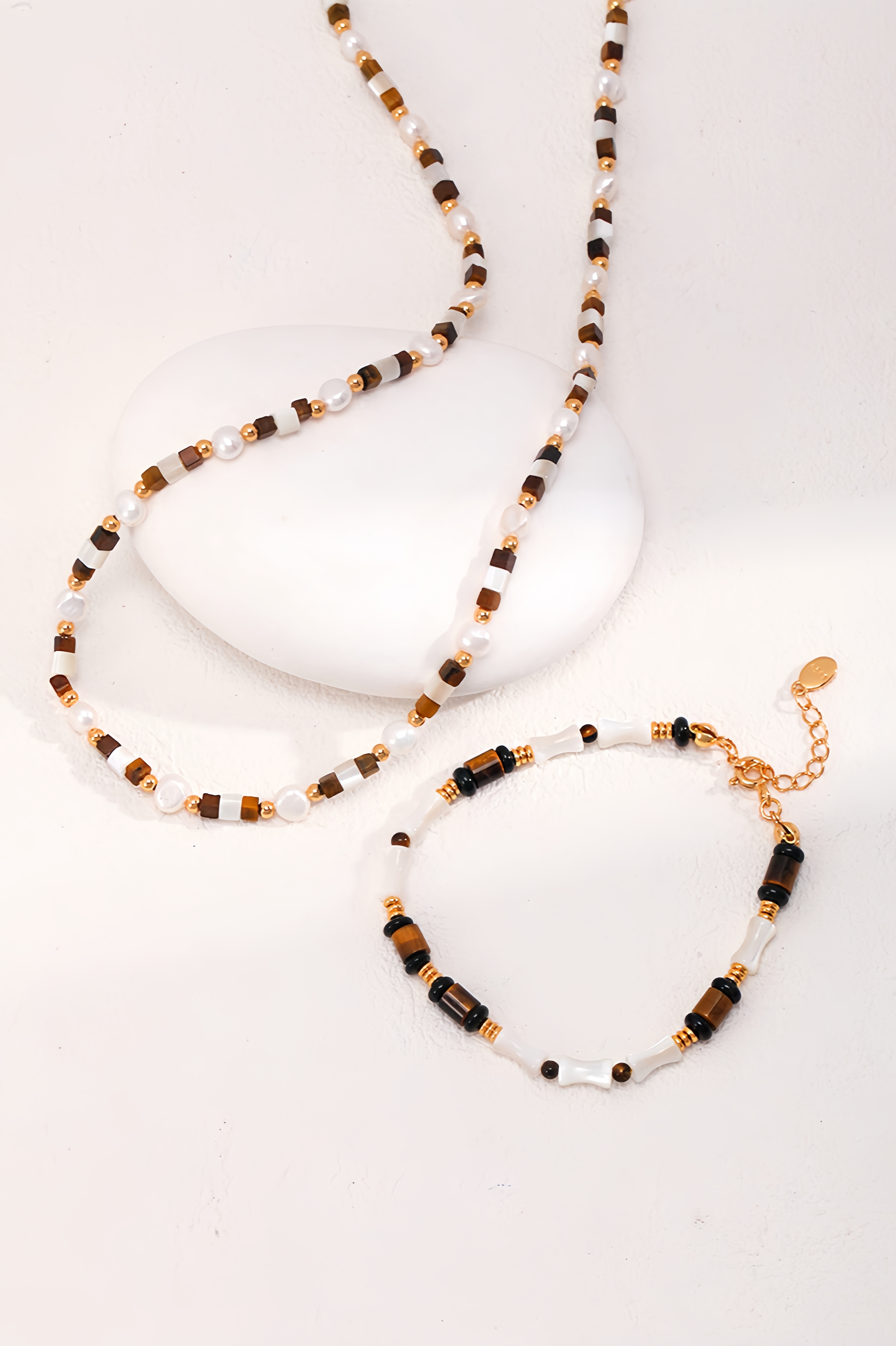 18K S925 Sterling Silver Vintage Exquisite Earrings Necklace Bracelet