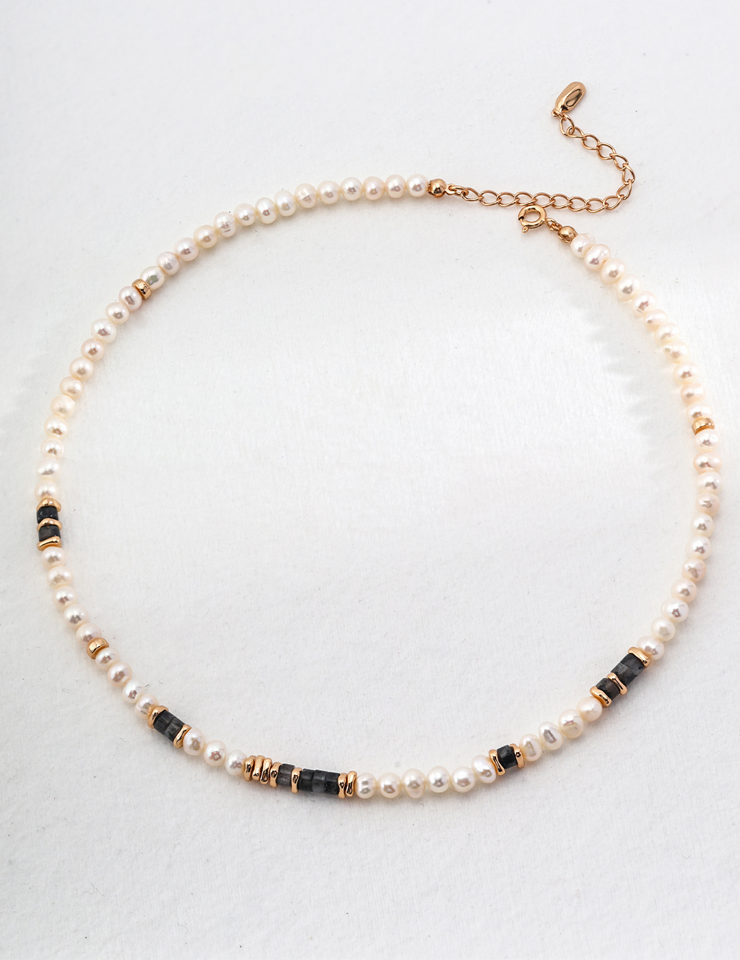 18K S925 Sterling Silver Fashion Retro High-End Natural Pearl 