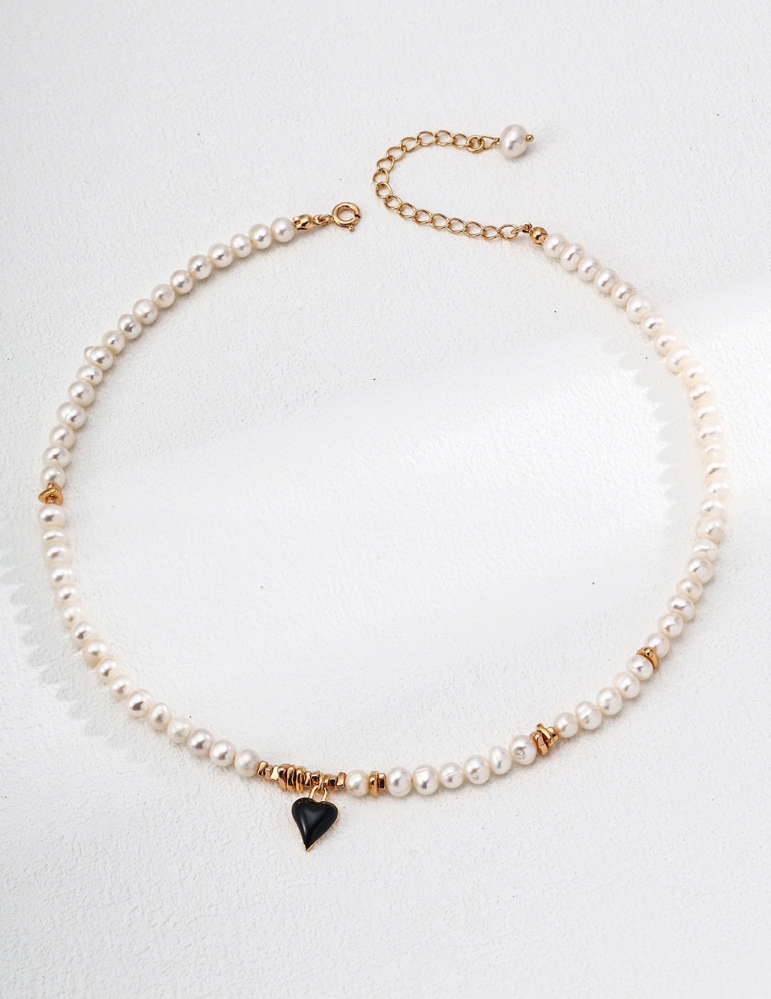 18K Gold Plated S925 Sterling Silver Fashionable, Elegant, and Noble Pearl Bracelet and Necklace 