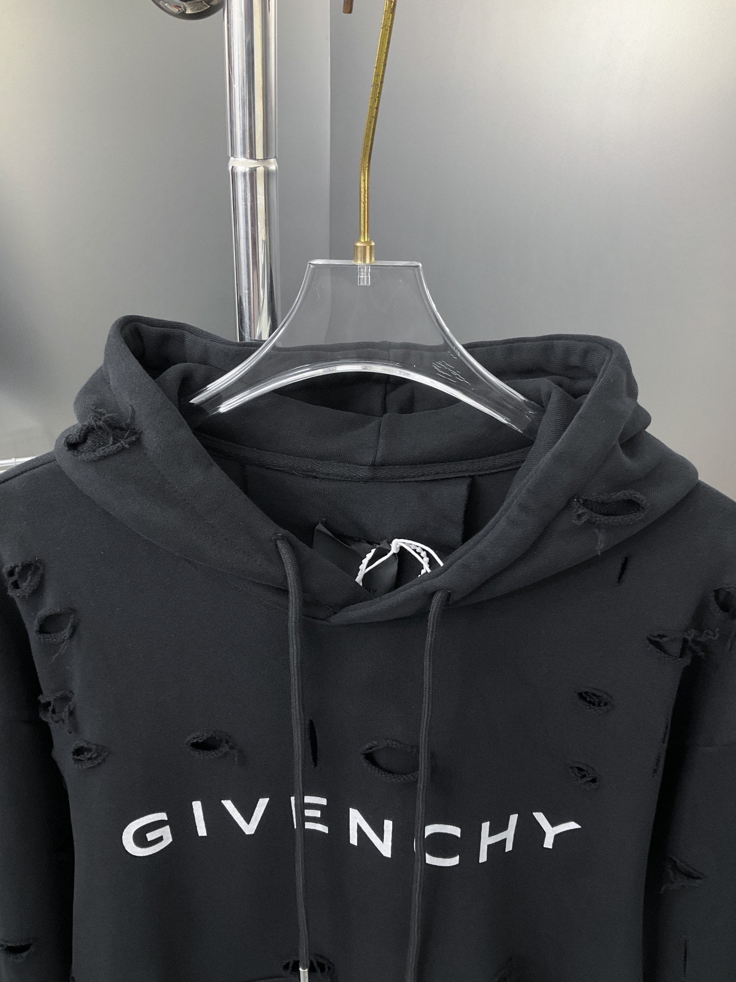 Double Layer Cut hoodie