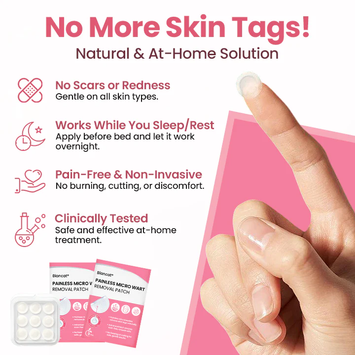 Plasture nedureros Biancat® pentru îndepărtarea negilor micro