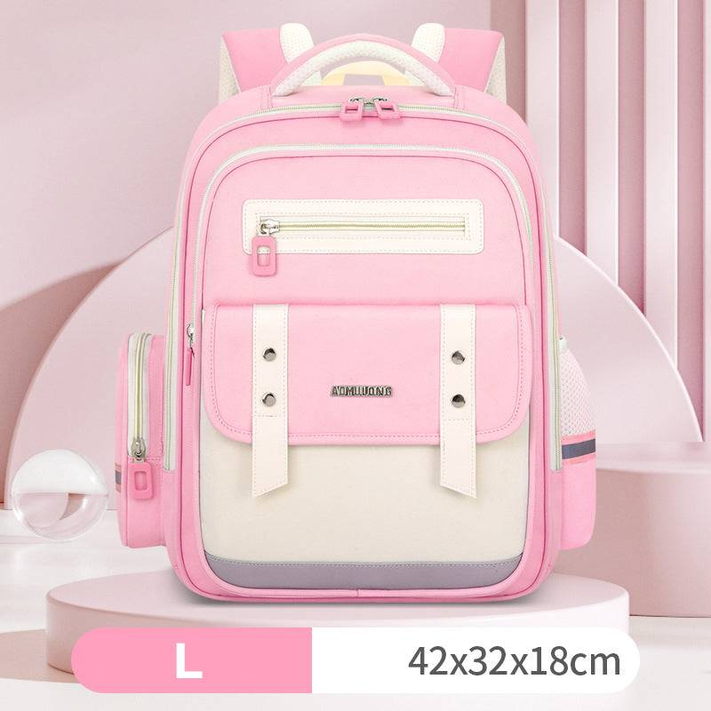 Nova mochila escolar infantil com proteção de cintura