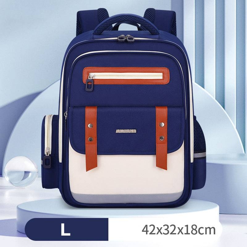 Nova mochila escolar infantil com proteção de cintura