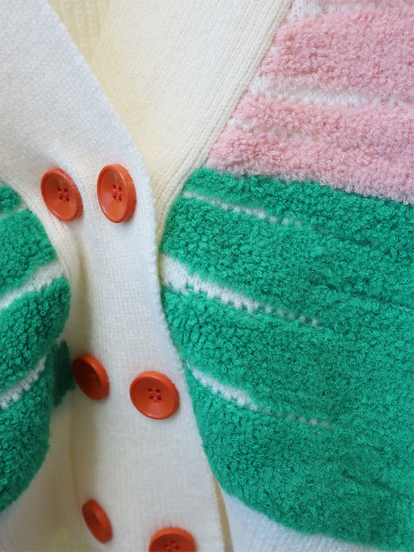 Cardigã Suéter Color Pop