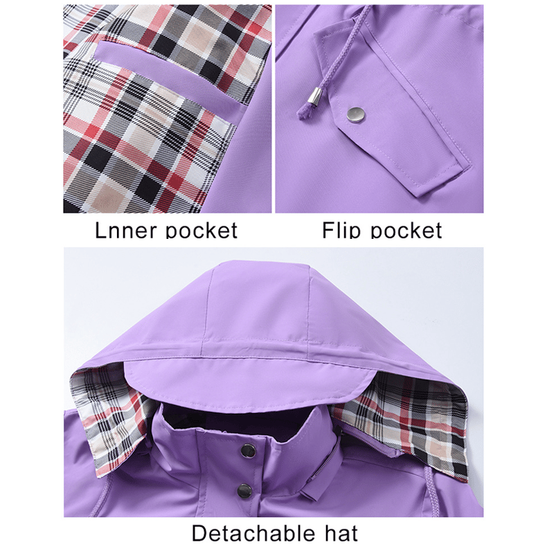 🍂Őszi leárazás 49% 💗🧥Női kockás mintás vízálló kabát🍃