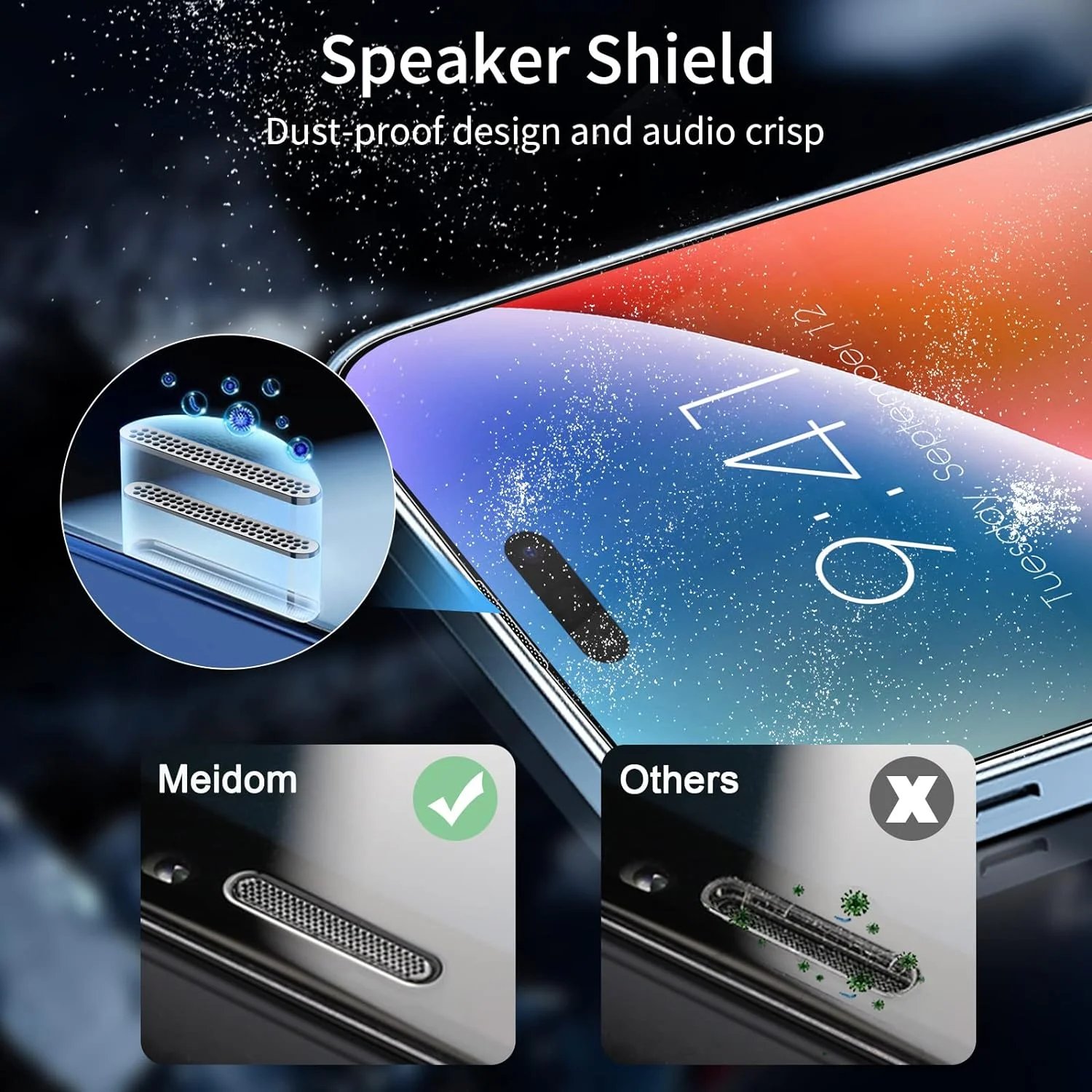 📱2024 nova caixa protetora de ecrã do iPhone com alinhamento automático