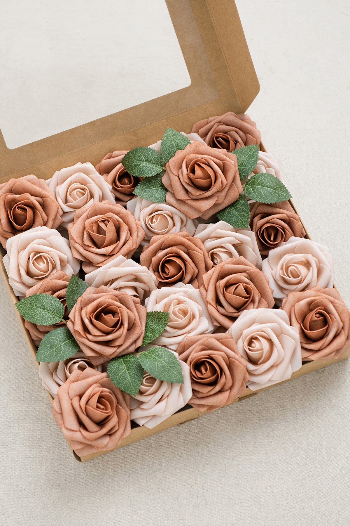 Rosa de espuma 3" com haste - 66 cores