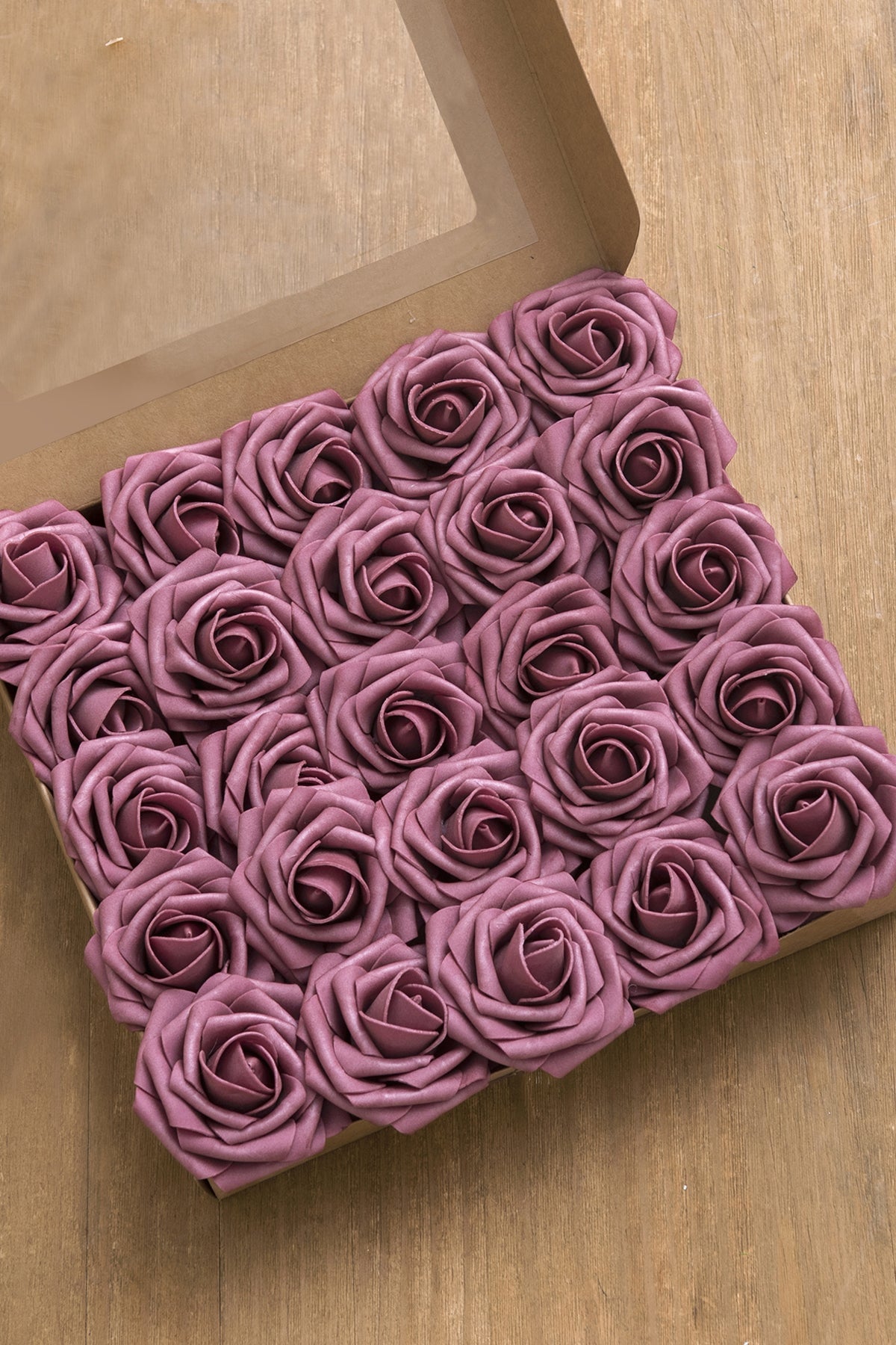 Rosa de espuma 3" com haste - 66 cores
