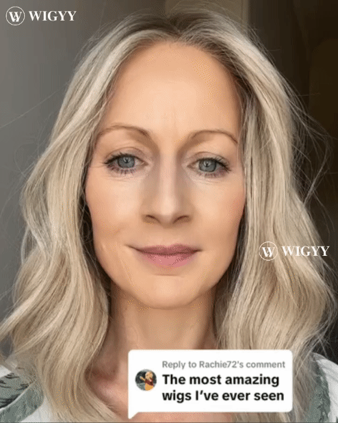 Wigyy Curl Loira Elegante Peruca