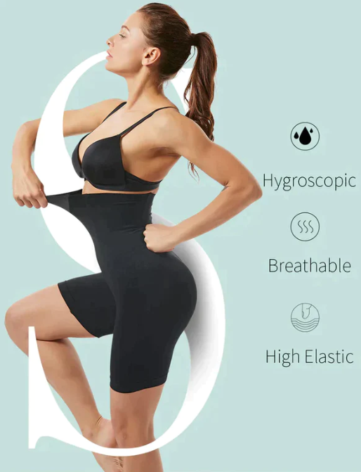 🤩PROMOÇÃO QUENTE🤩 Modelador feminino 4 em 1 – formato rápido e fino para usar barriga, costas, coxas e quadris