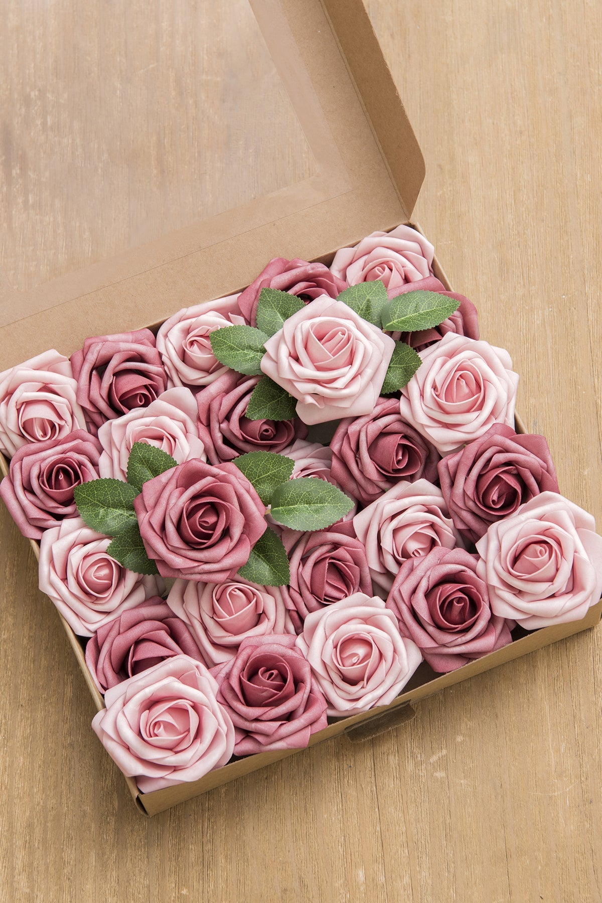 Rosa de espuma 3" com haste - 66 cores