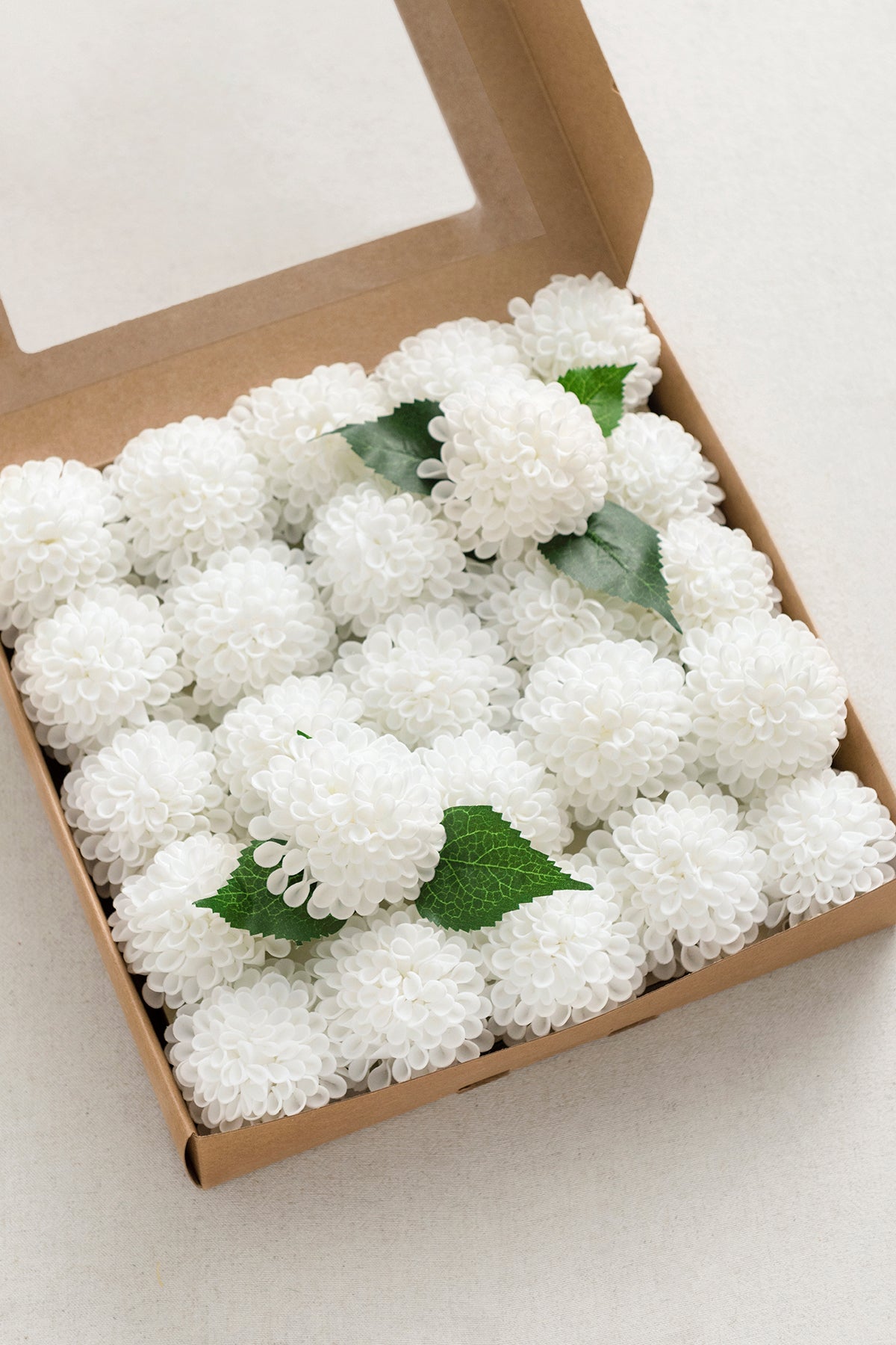 Dália de espuma de 2,5" com haste - 12 cores