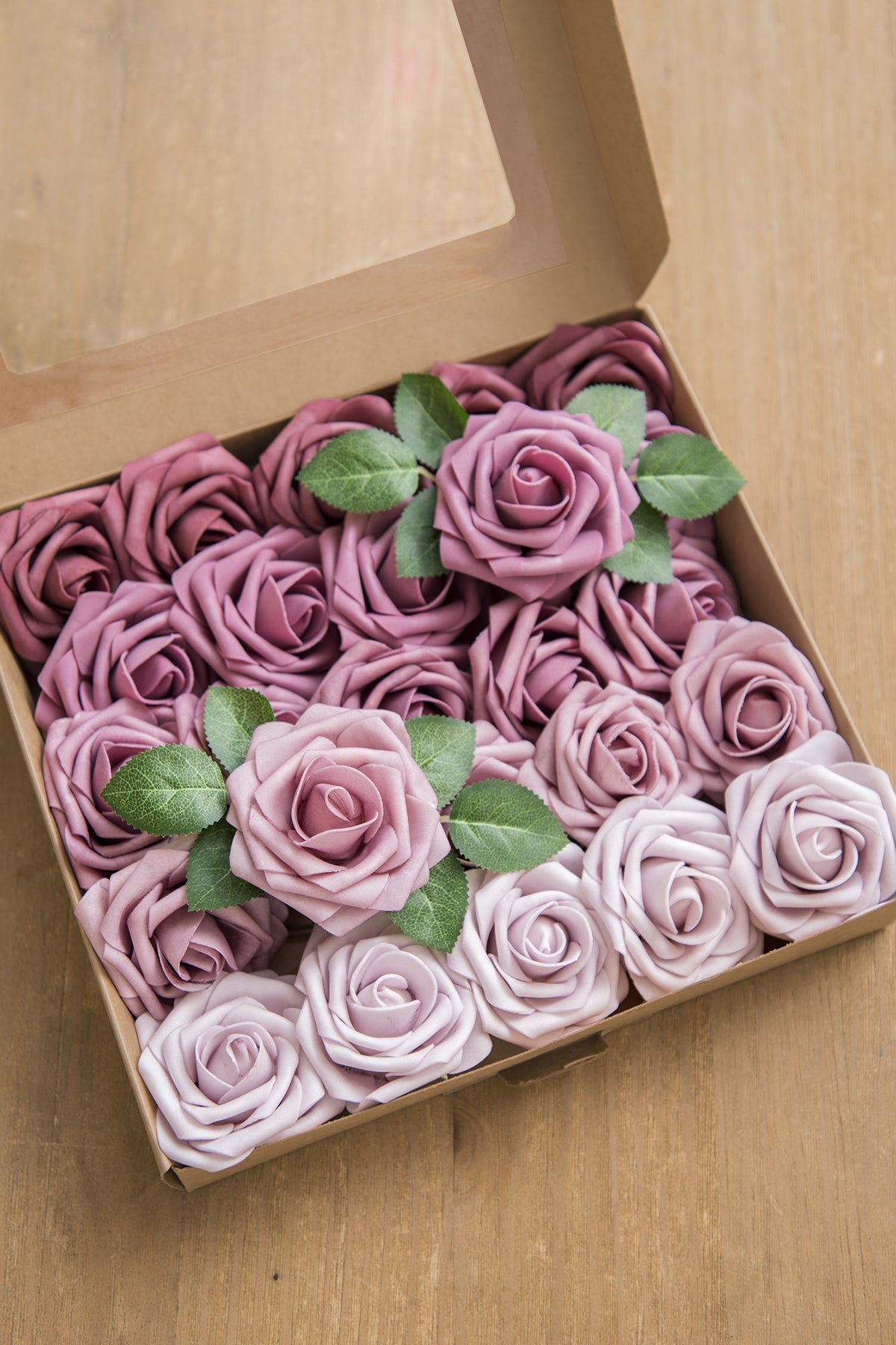 Rosa de espuma 3" com haste - 66 cores