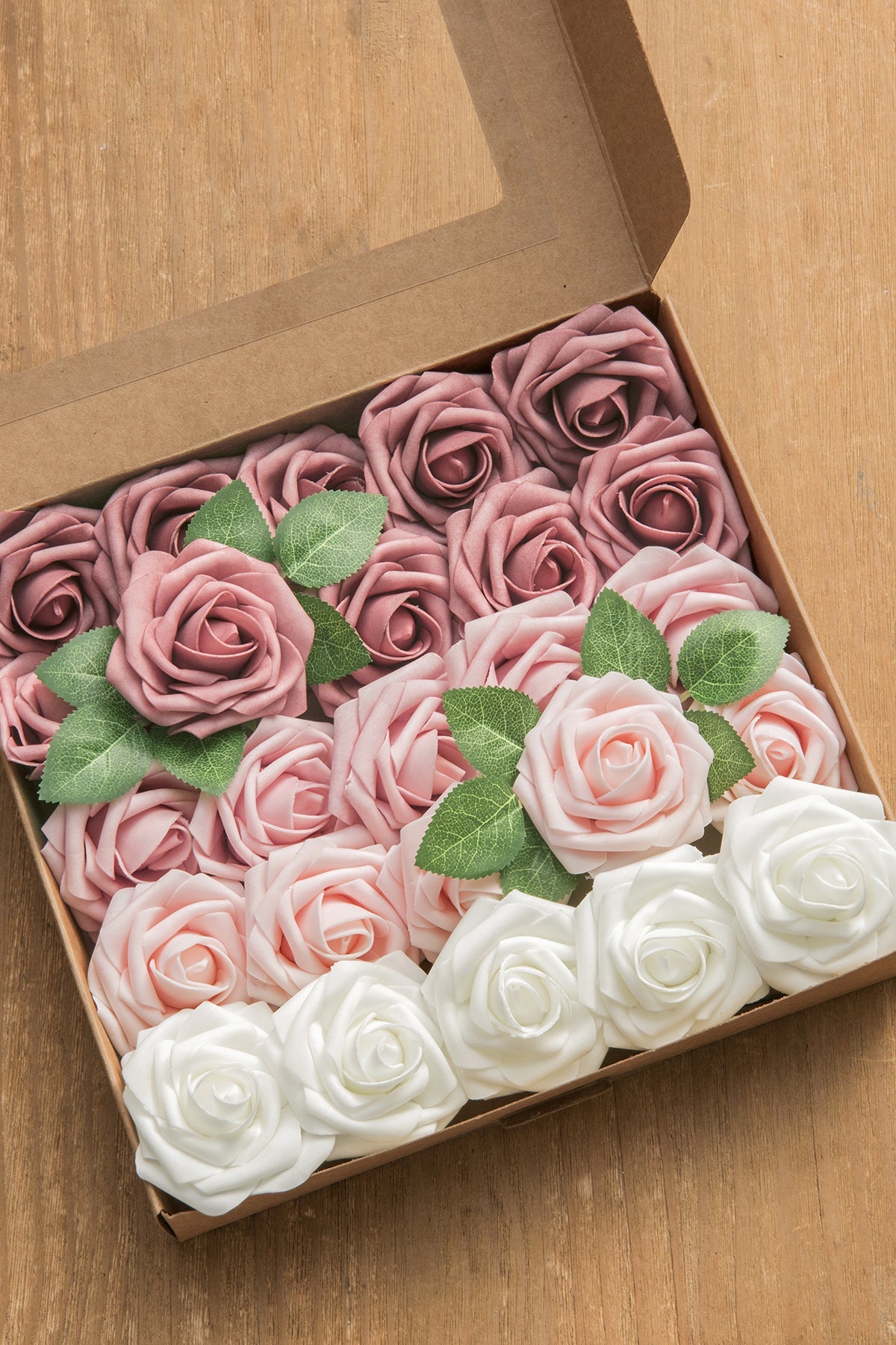 Rosa de espuma 3" com haste - 66 cores