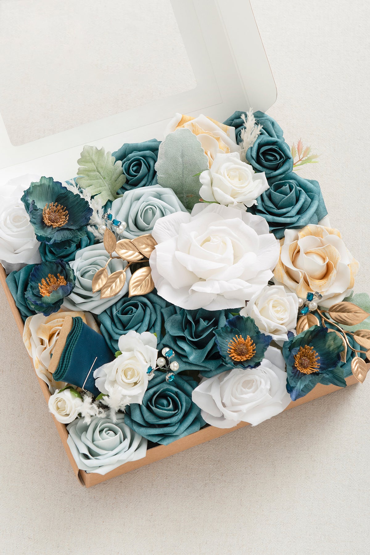 Caixas de flores de designer Moody Teal