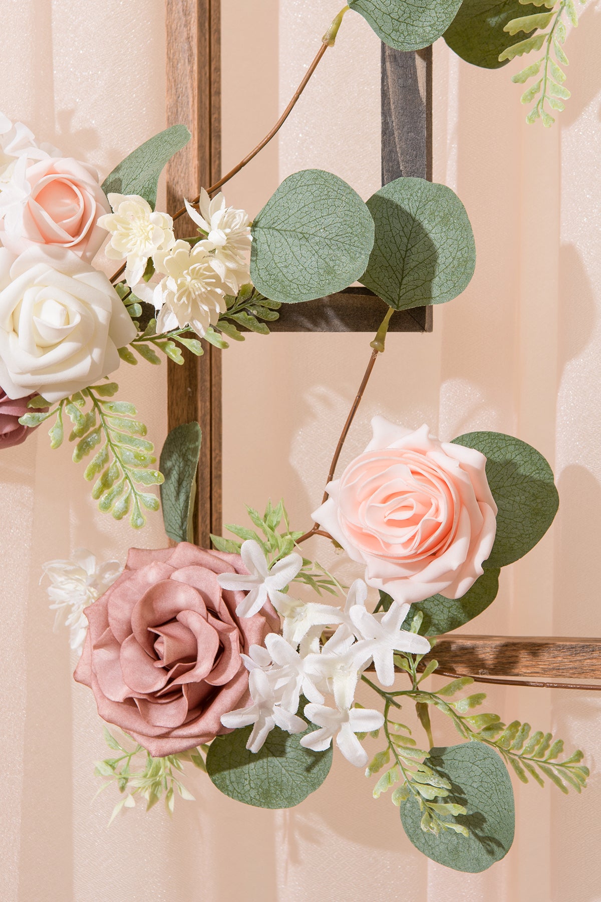 Caixas de flores de designer Dusty Rose