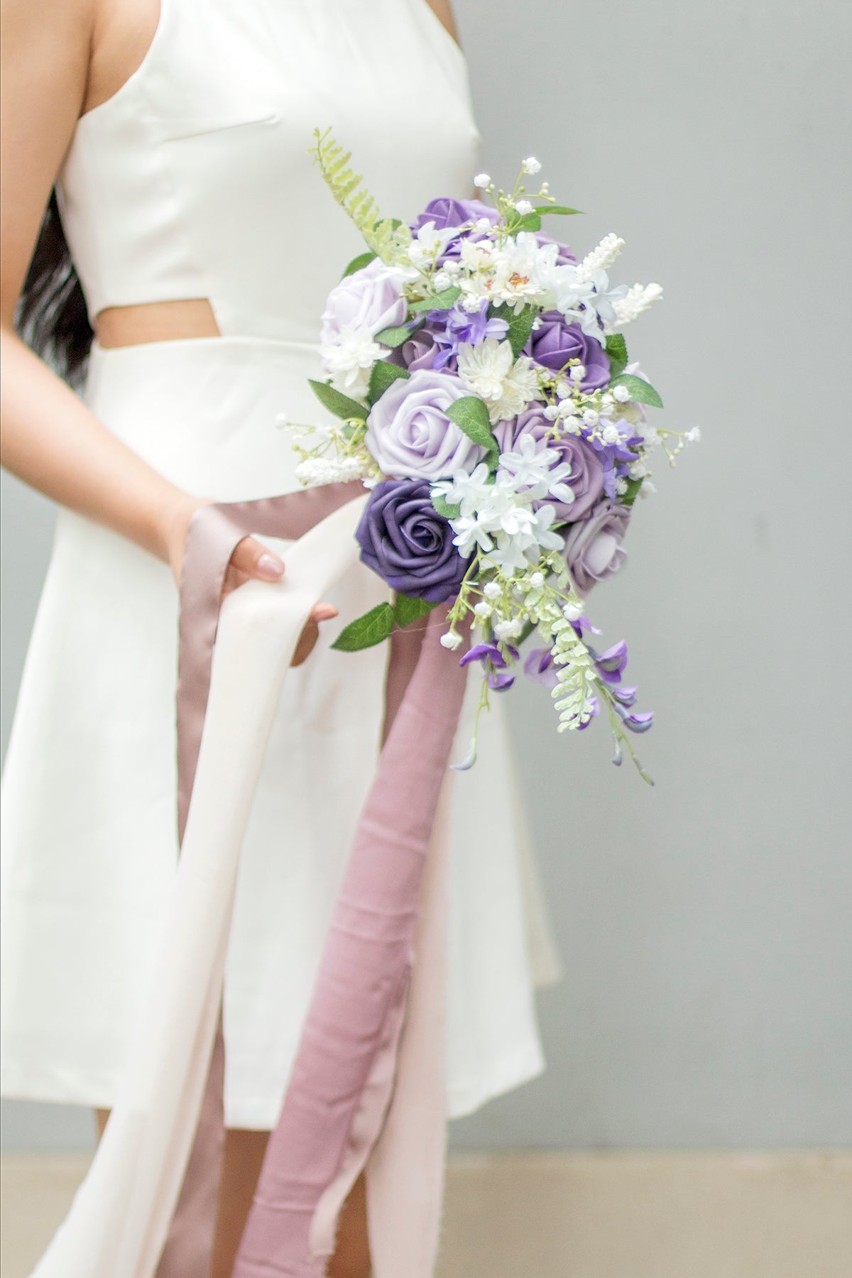 Rosa de espuma 3" com haste - 66 cores