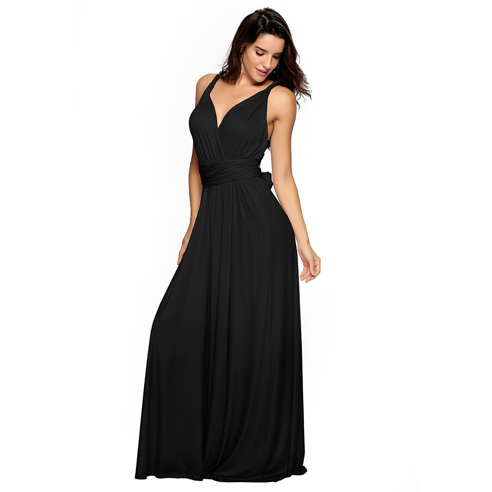 2024 novo estilo cruz sem costas sexy vestido suspensor