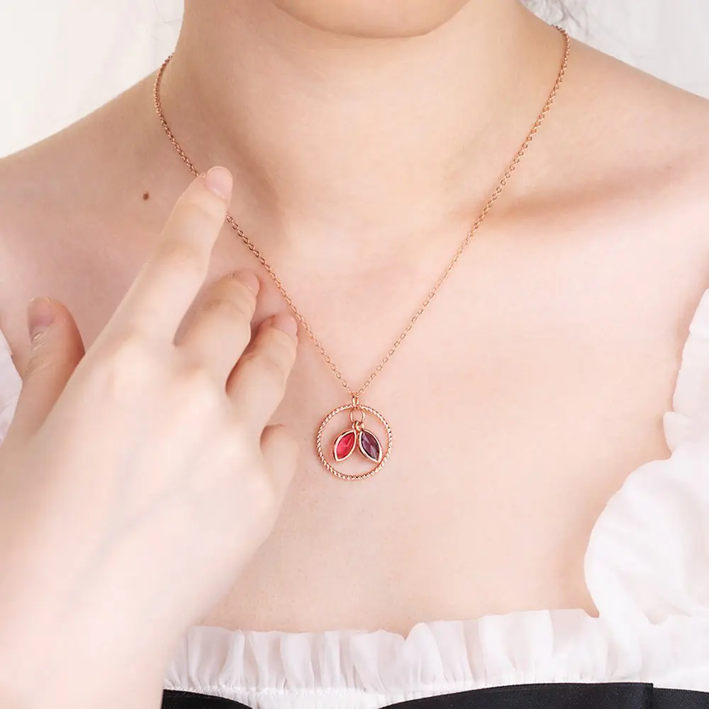 Colar personalizado com pedra do mês da mãe