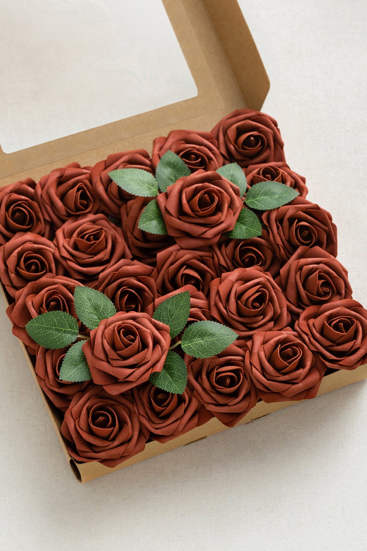 Rosa de espuma 3" com haste - 66 cores