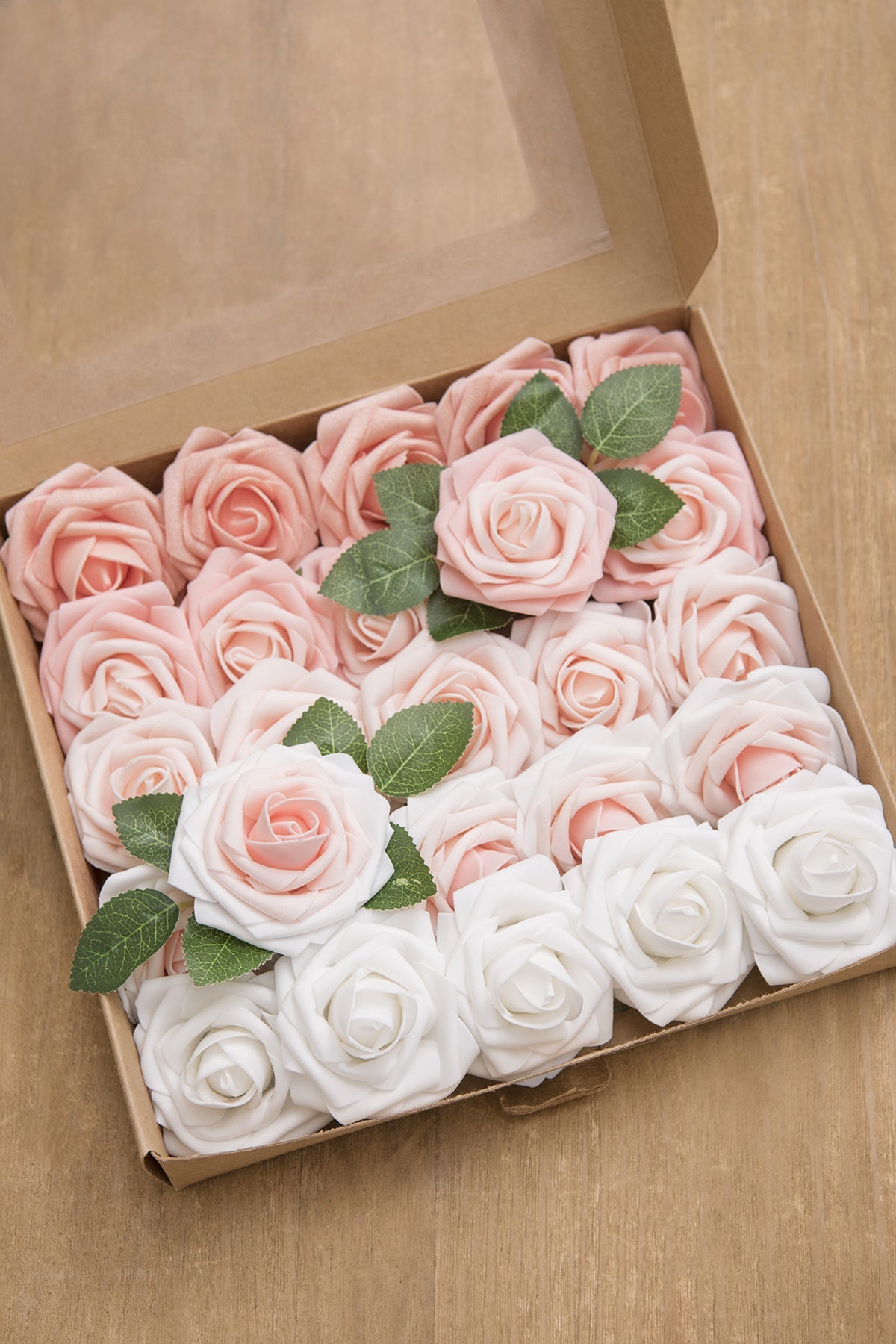 Rosa de espuma 3" com haste - 66 cores