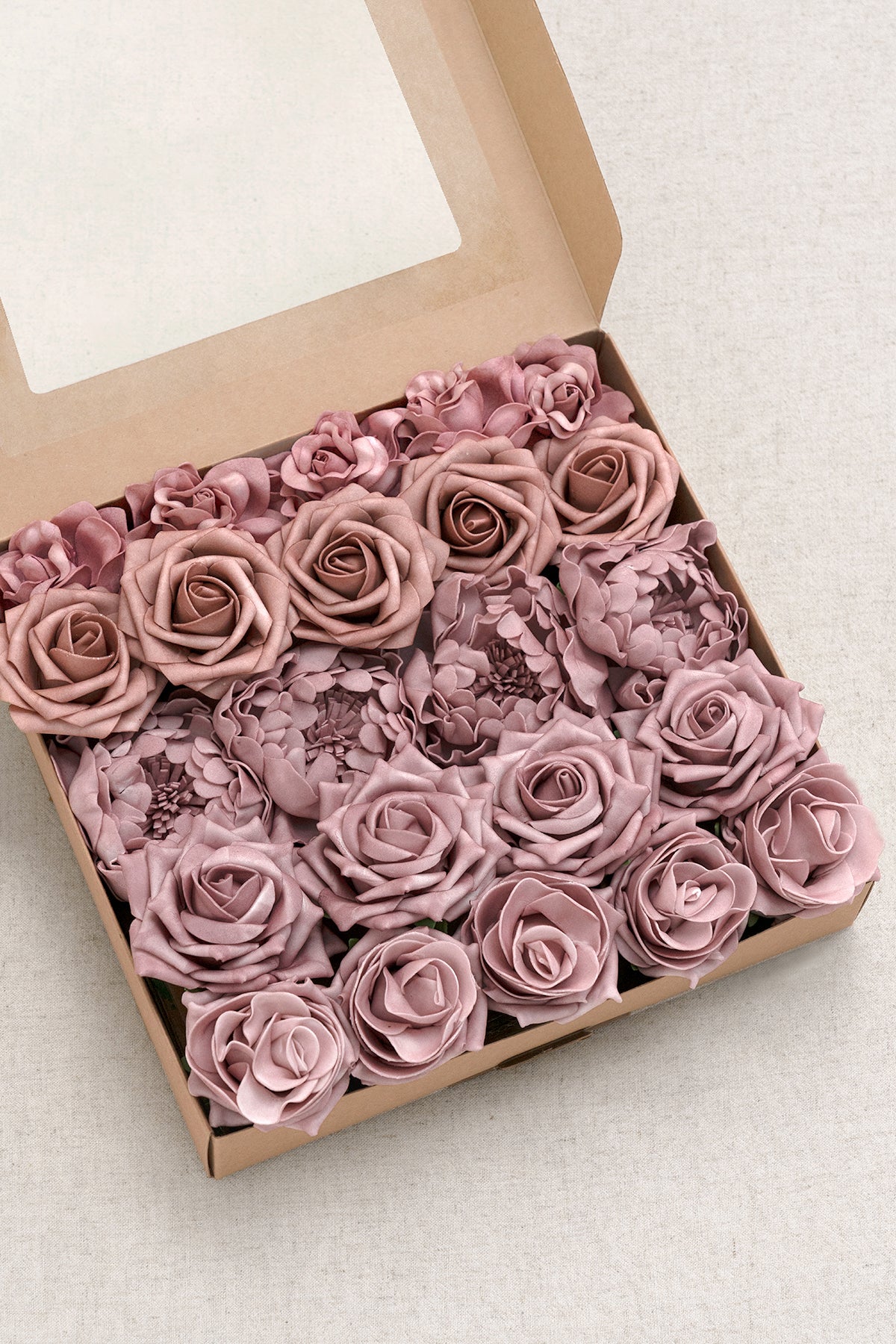 Caixas de flores de designer Dusty Rose